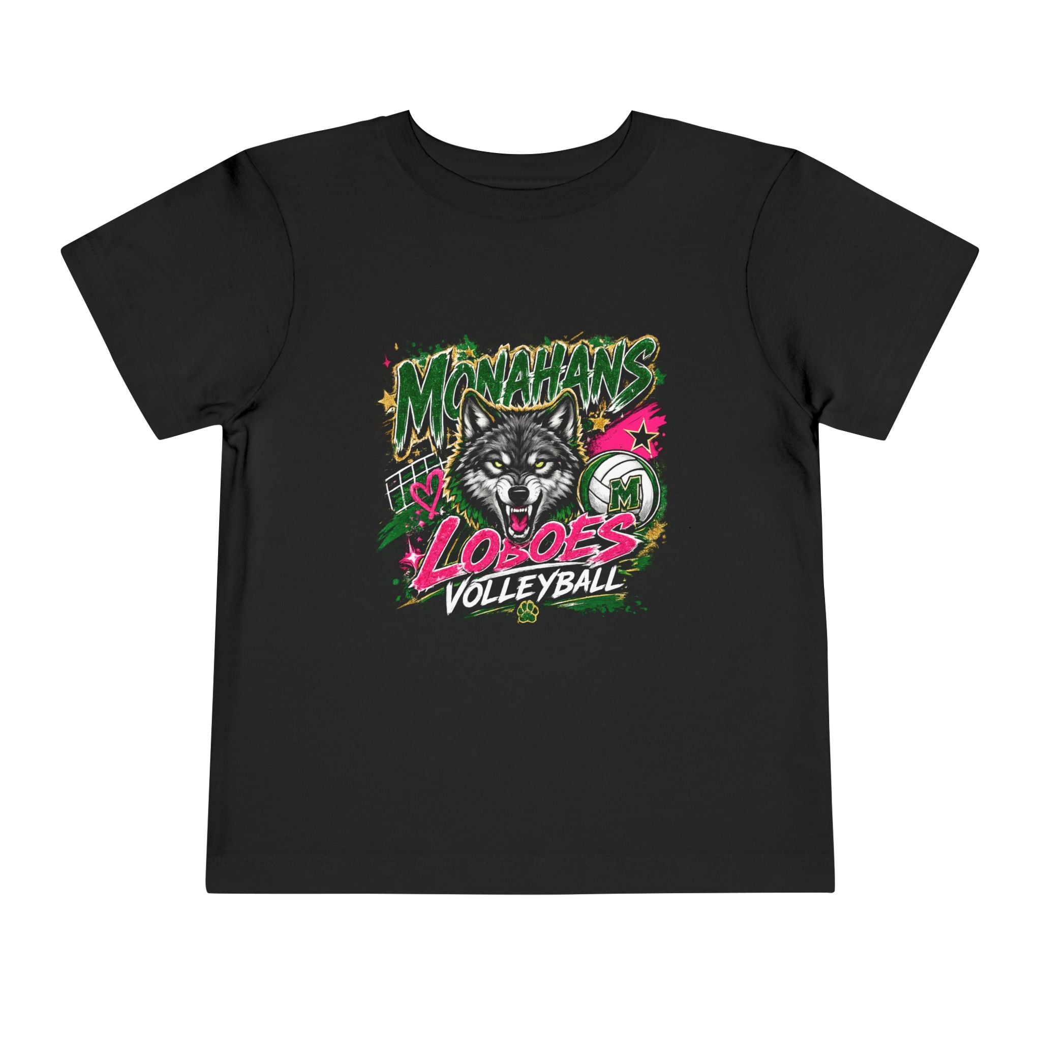 Monahans Loves Volleyball Toddler Tee