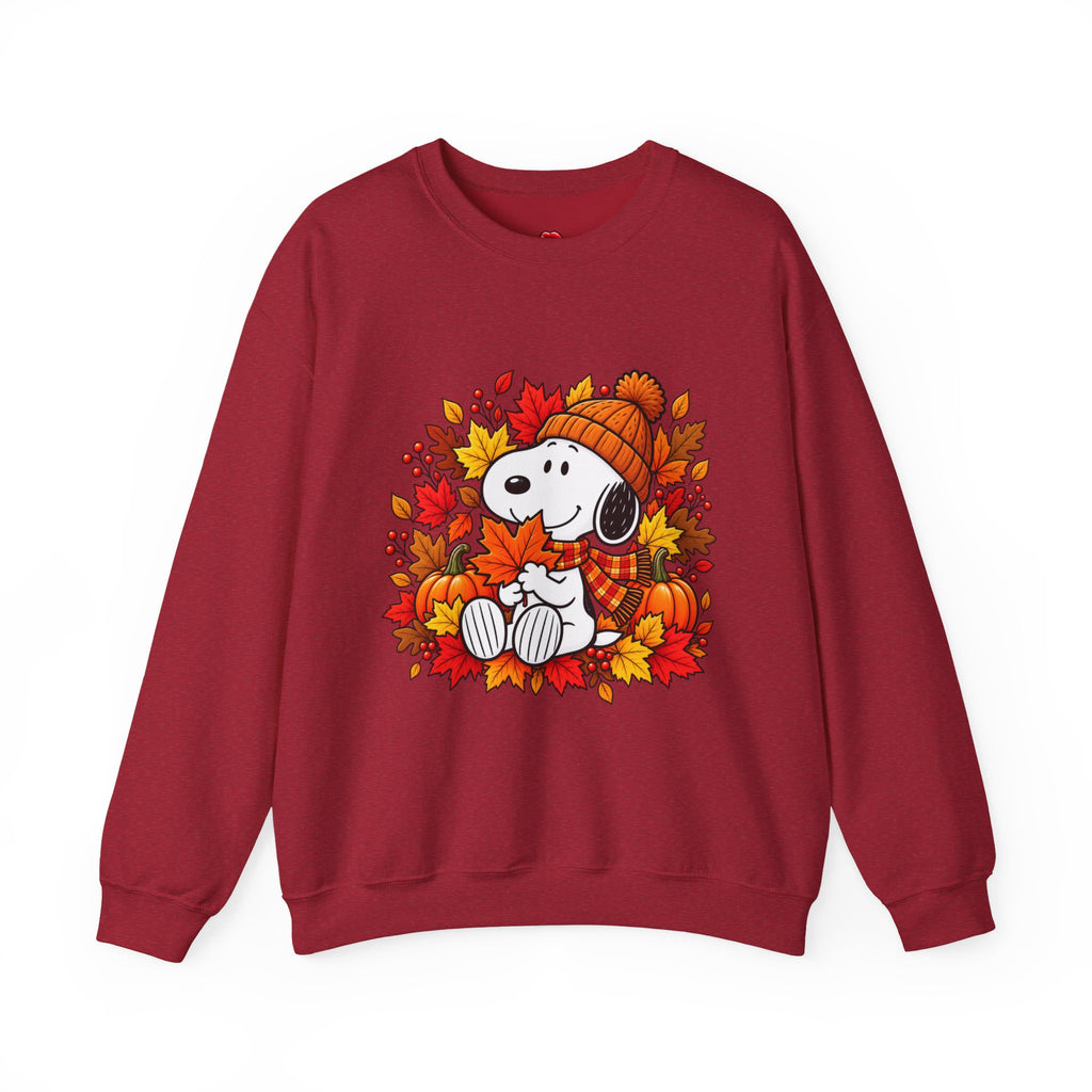 Snoopy Autumn Leaves Sweatshirt