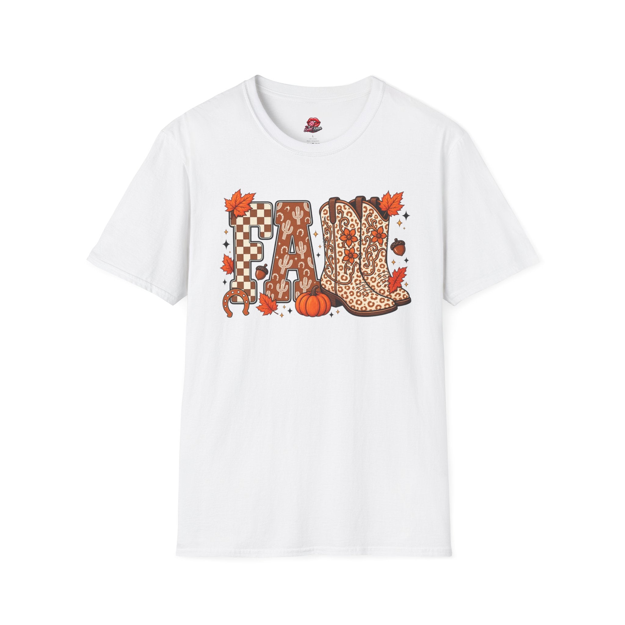Pumpkin, Boots Fall Tee