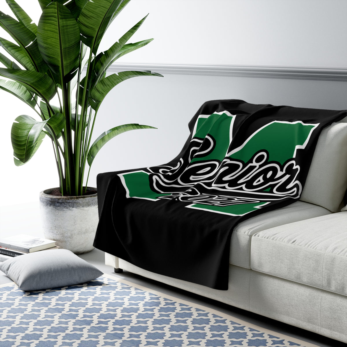 Senior 2027 Sherpa Stadium Blanket