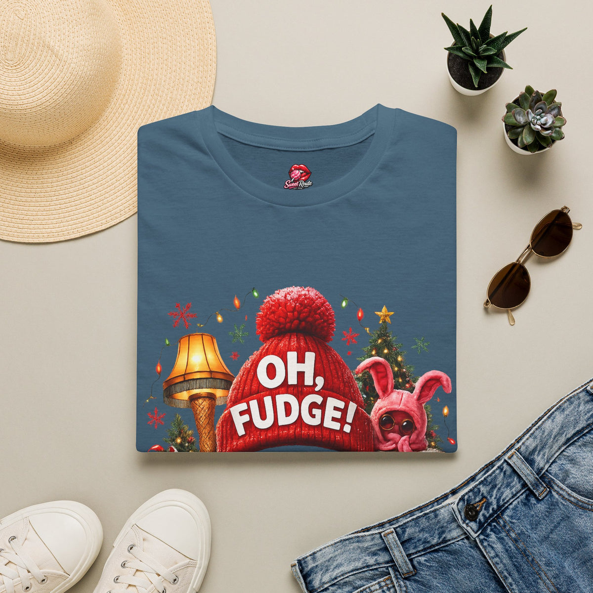 Oh, Fudge! Christmas Movie Quote T-Shirt