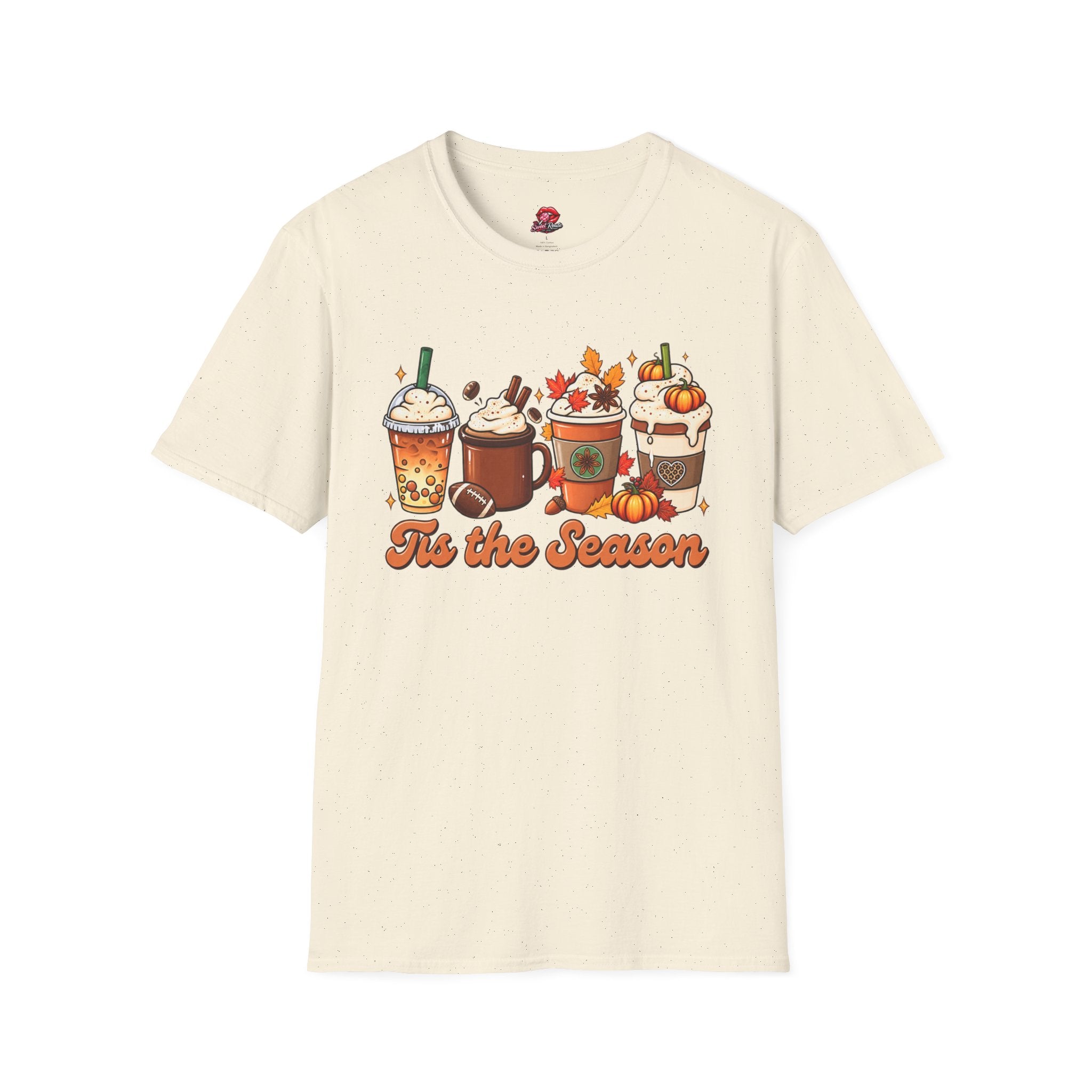 Tis the Season Fall Coffee Football Tee