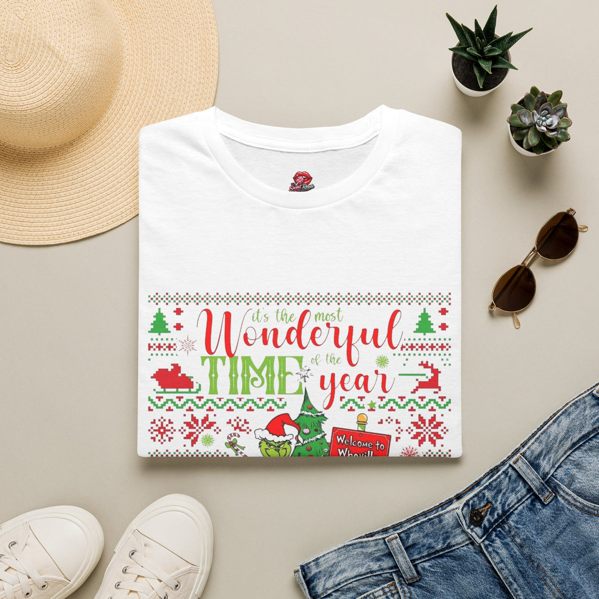 Wonderful Time Christmas Grinch T-Shirt