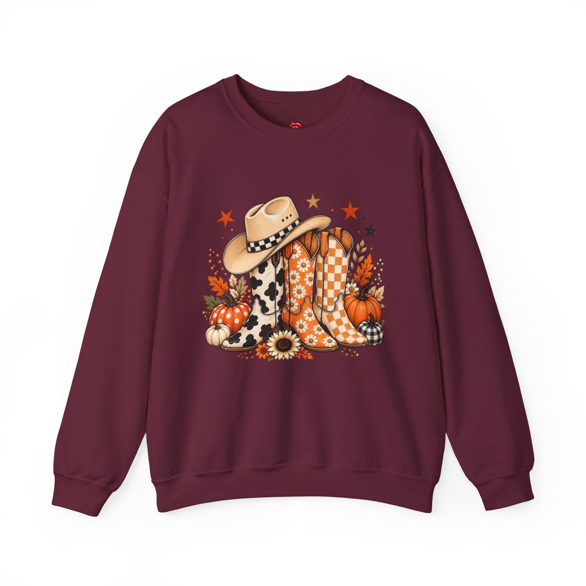 Cowboy Boots & Hat Fall Sweatshirt