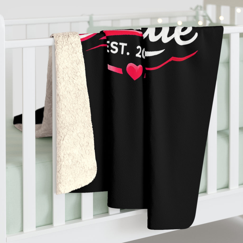 The Sweet Route Sherpa Logo Blanket