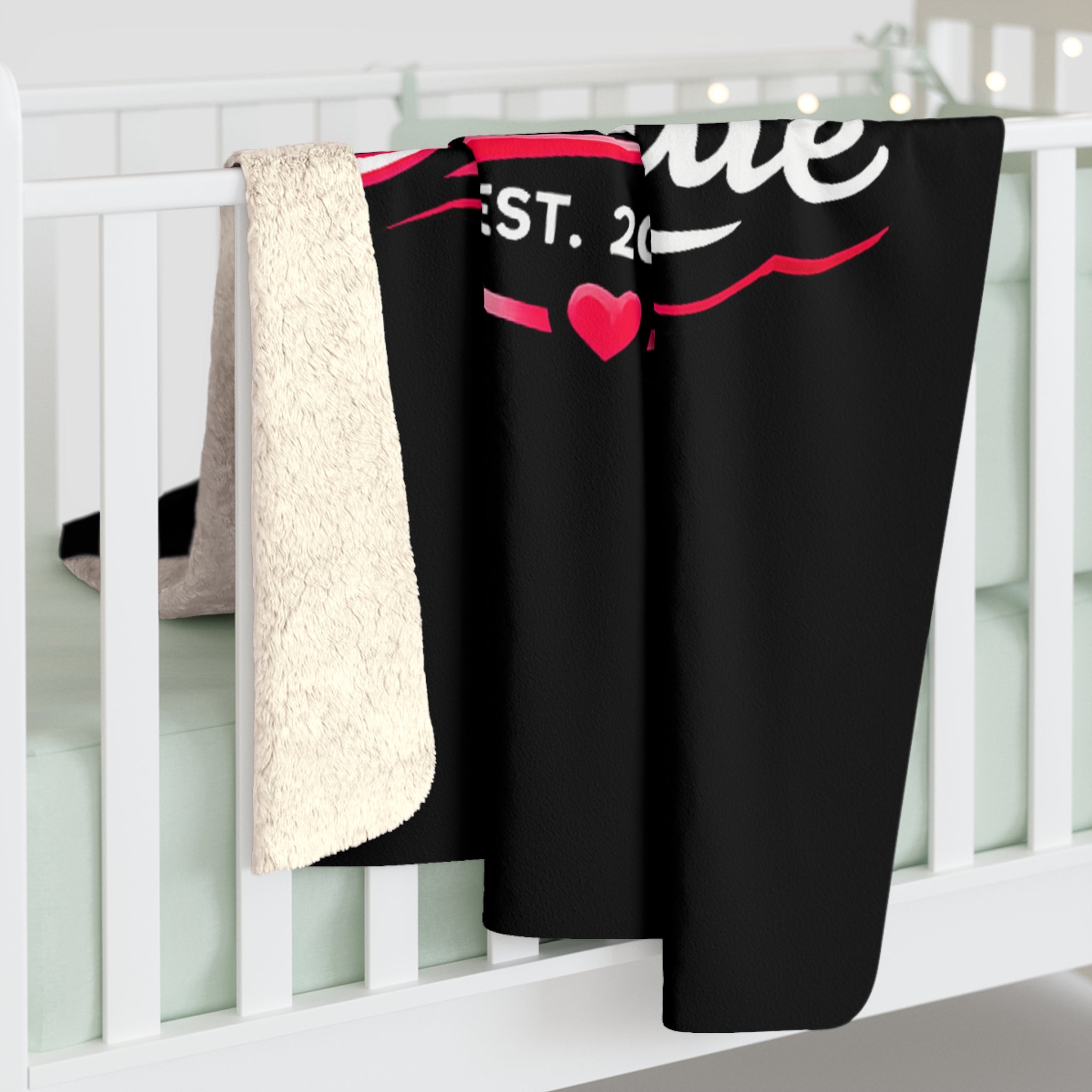 The Sweet Route Sherpa Logo Blanket
