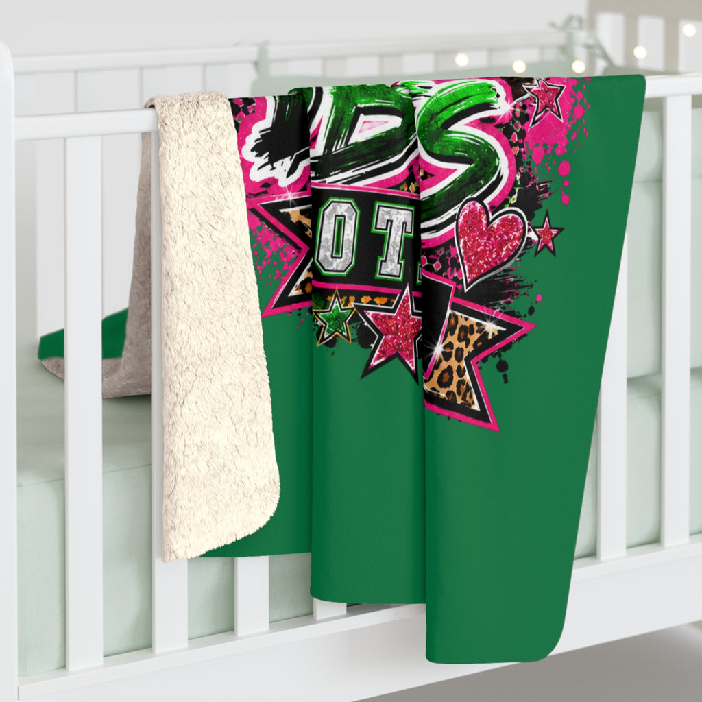 Monahans Loboes Football Sherpa Stadium Blanket