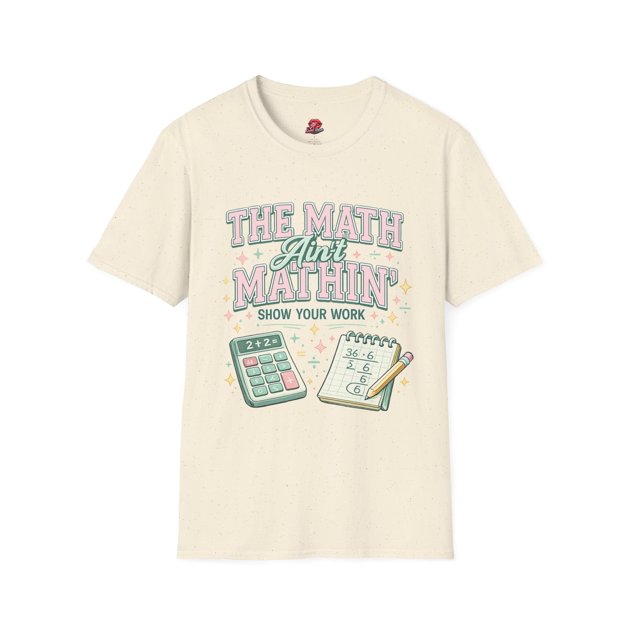 The Math Ain’t Mathin’ Teacher T-Shirt | Funny Math Teacher Graphic Tee | Retro Classroom Shirt | Back to School Gift