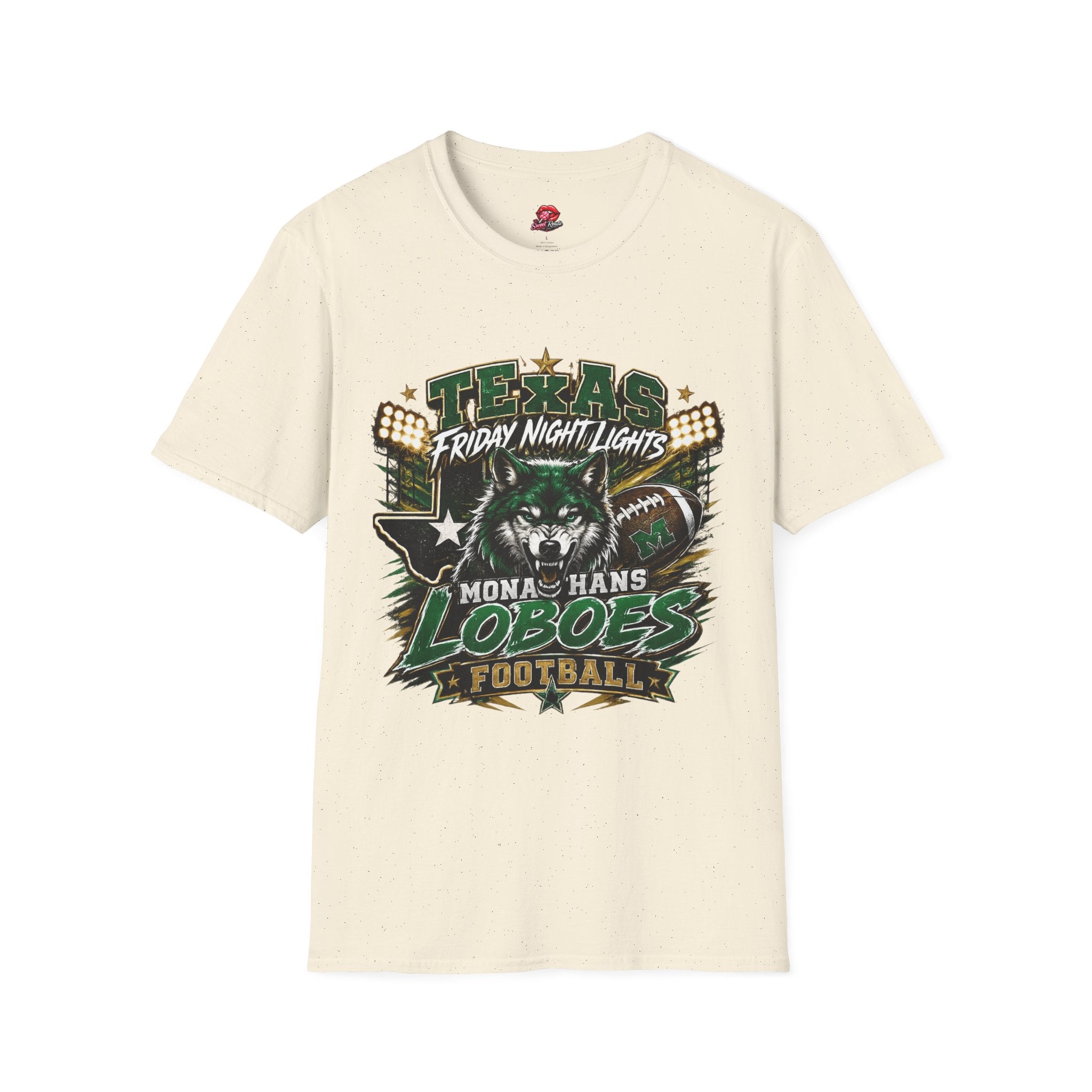 Texas Friday Night Lights Loboes Football T-Shirt — Monahans Loboes Fan Tee