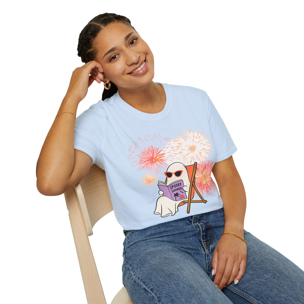 Cute Ghost Ready For Halloween Tee