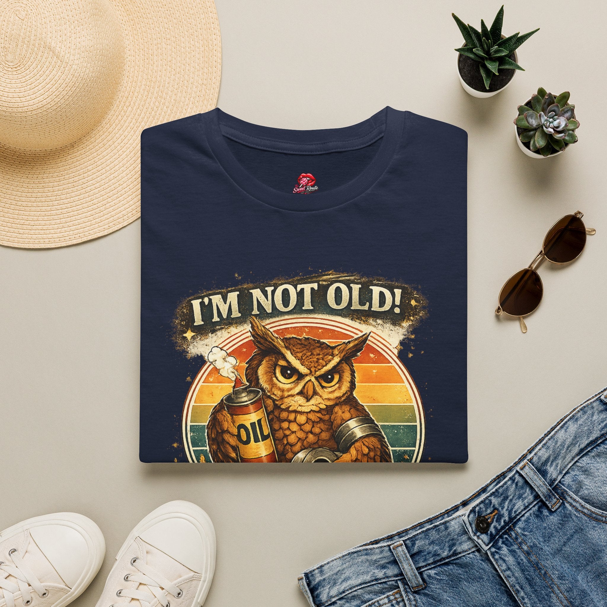 I’m Not Old Owl — Funny Vintage Tee