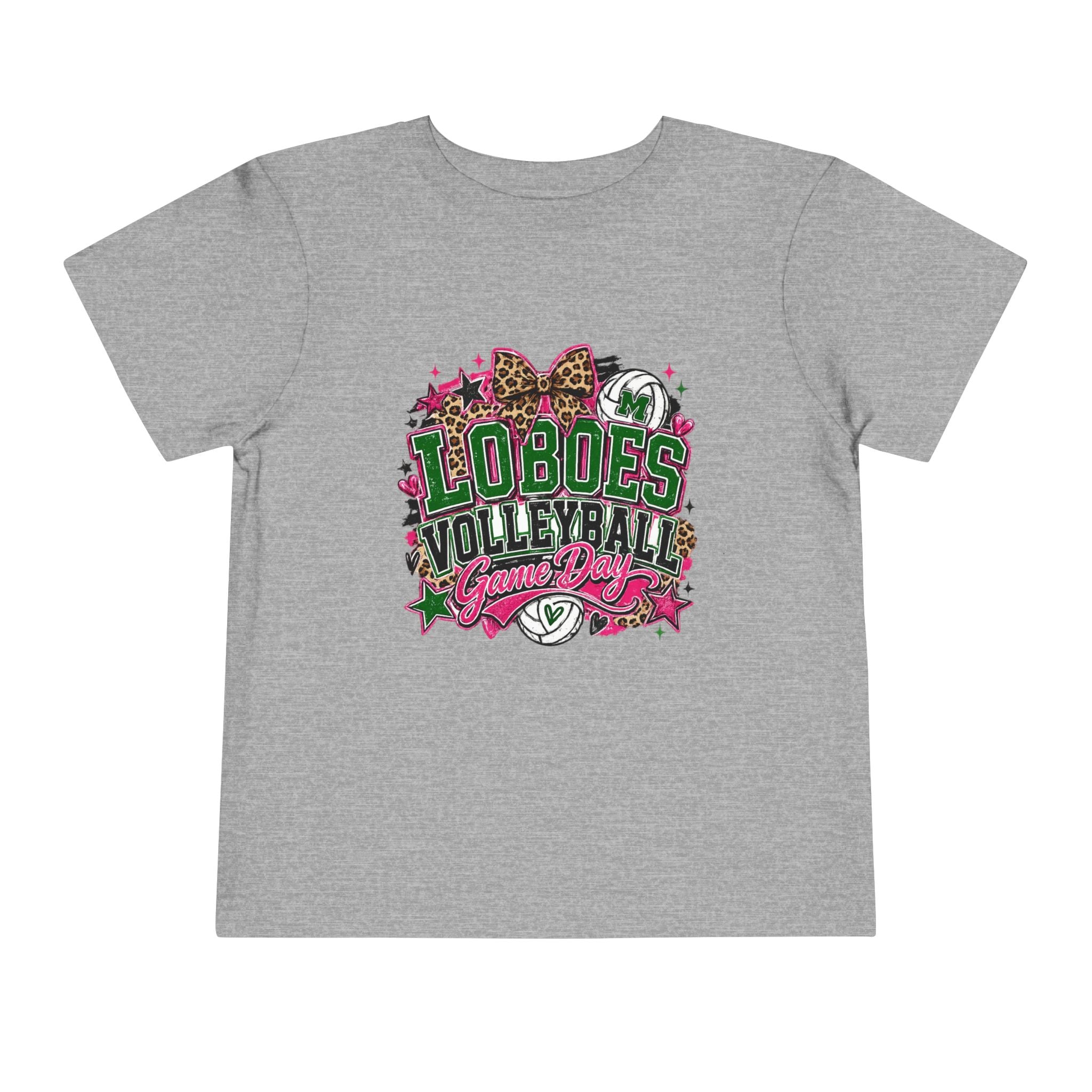 Toddler Loboes Volleyball Game Day Tee