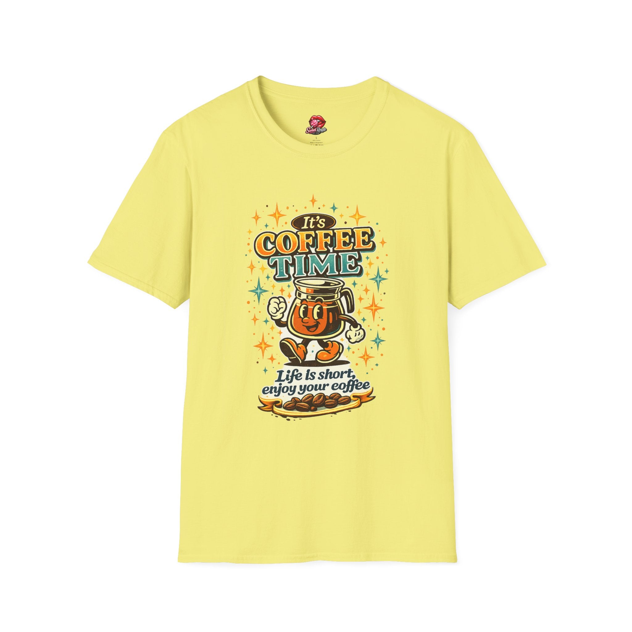 It’s Coffee Time Retro Coffee T-Shirt