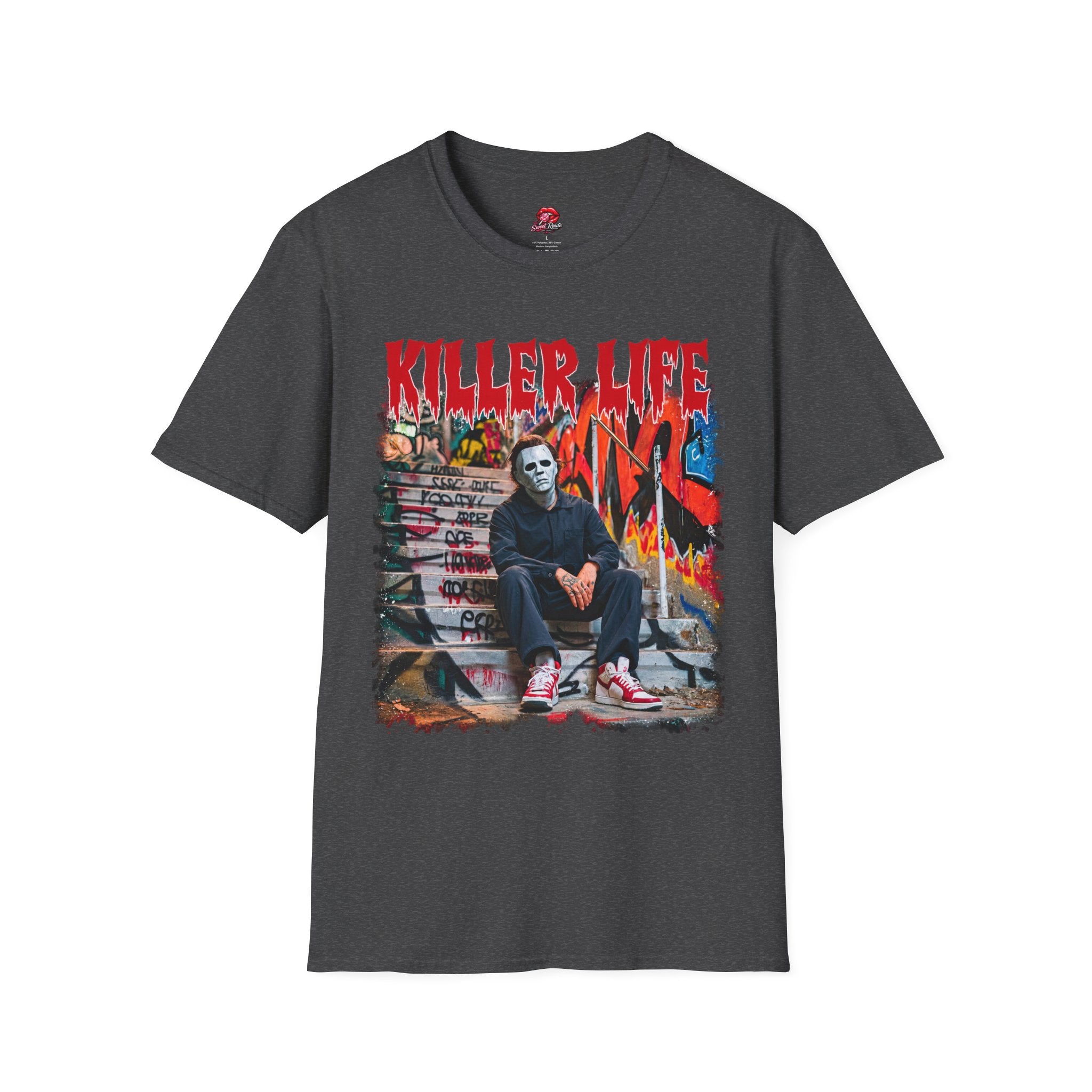 Killer Life Michael Mask Street Art Tee