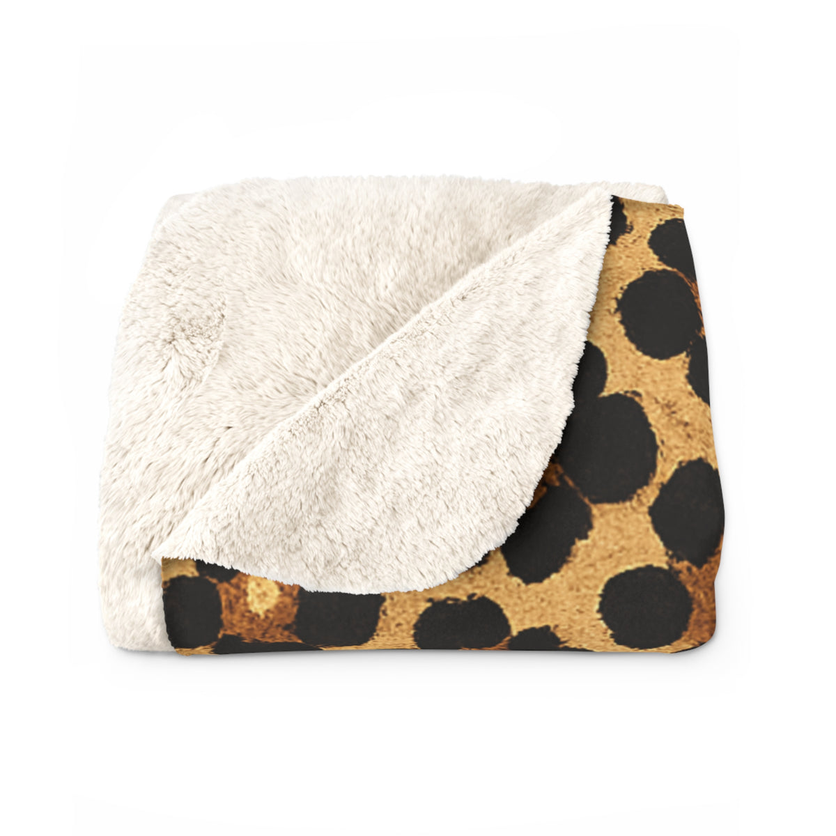 Loboes Sherpa Fleece Blanket – Leopard Print