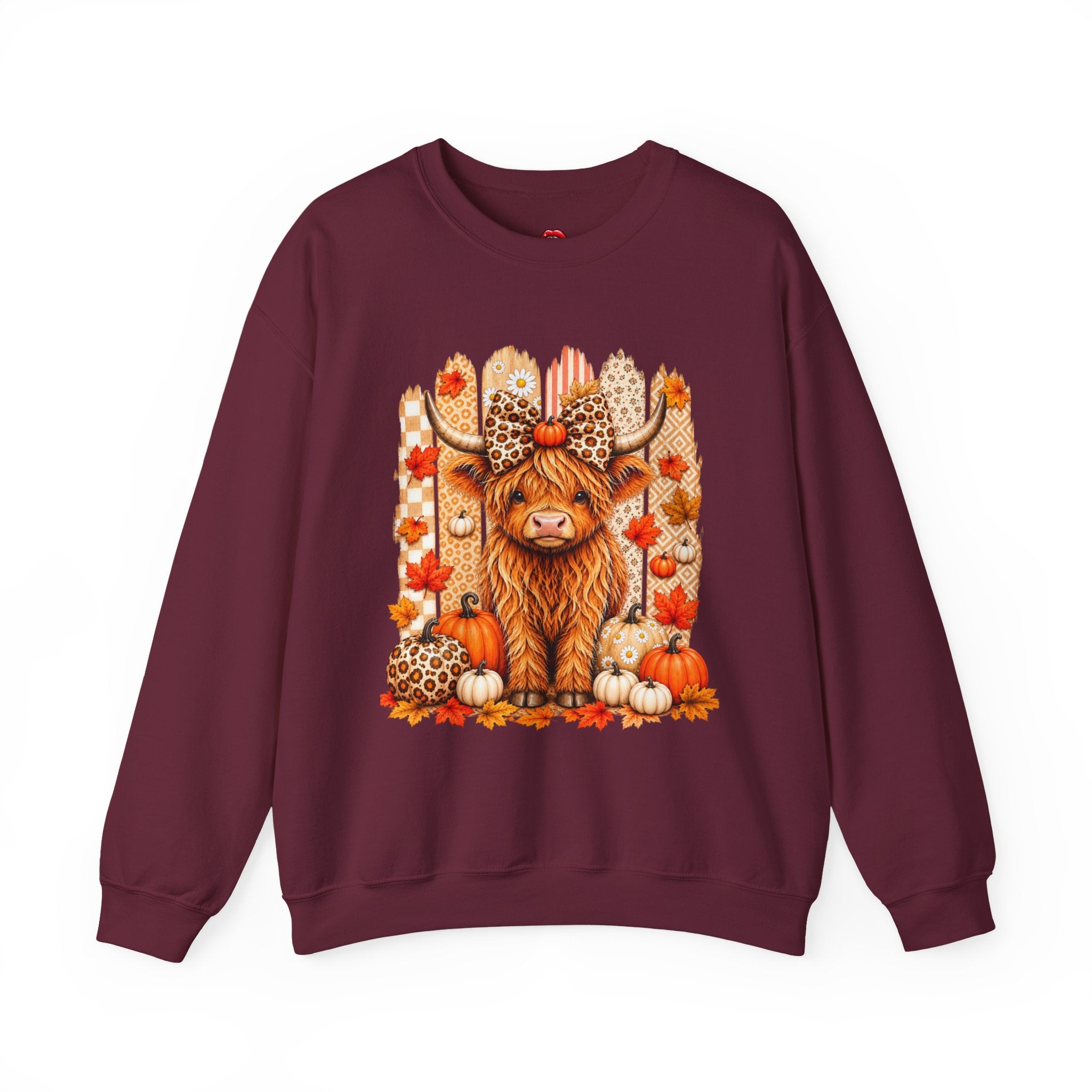 Autumn Highland Cow Sweatshirt