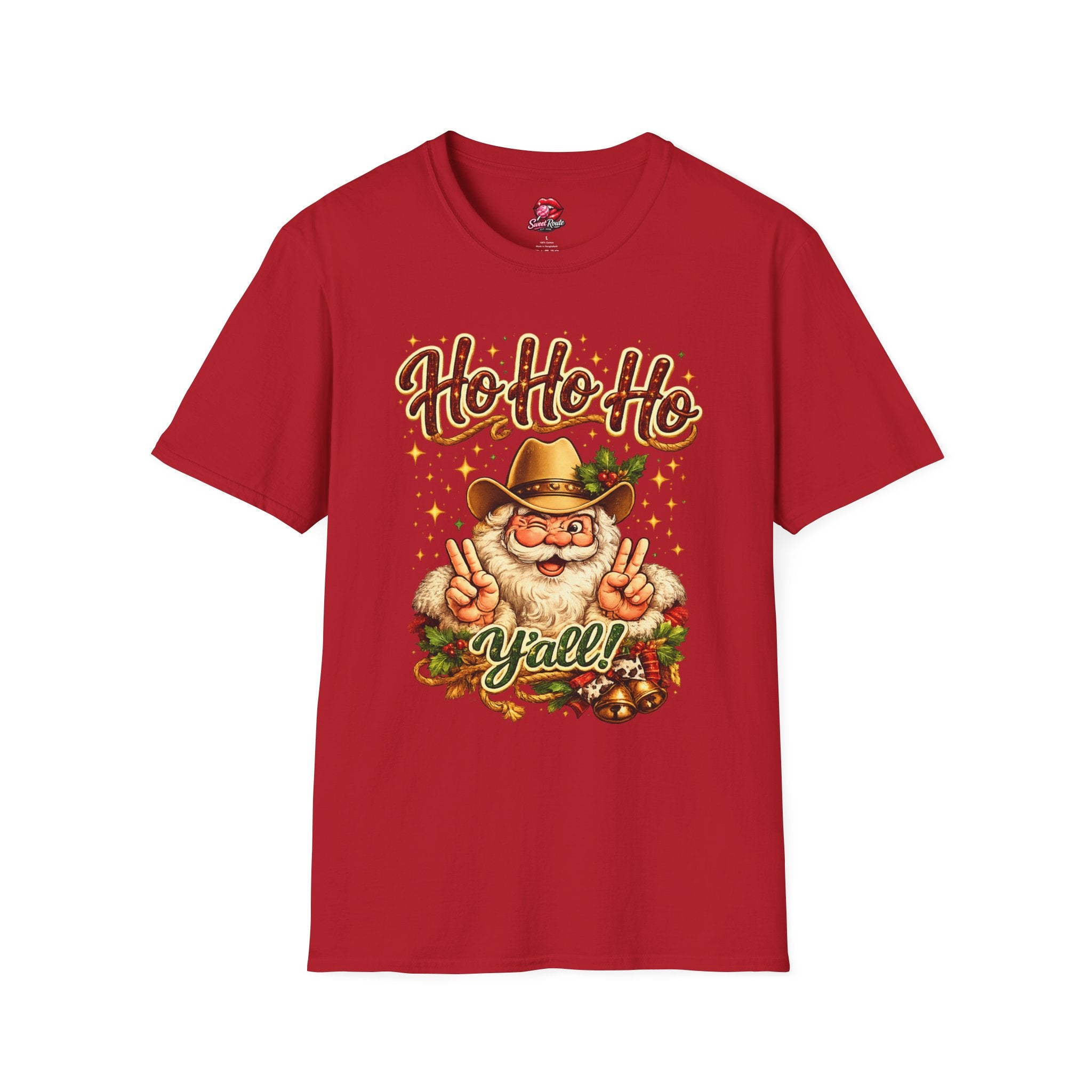Ho Ho Ho Cowboy Santa T-Shirt