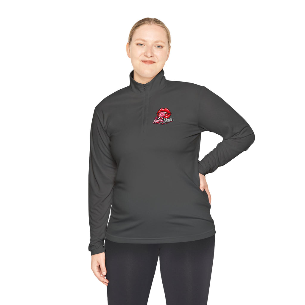 Sweet Route Logo Quarter-Zip Pullover