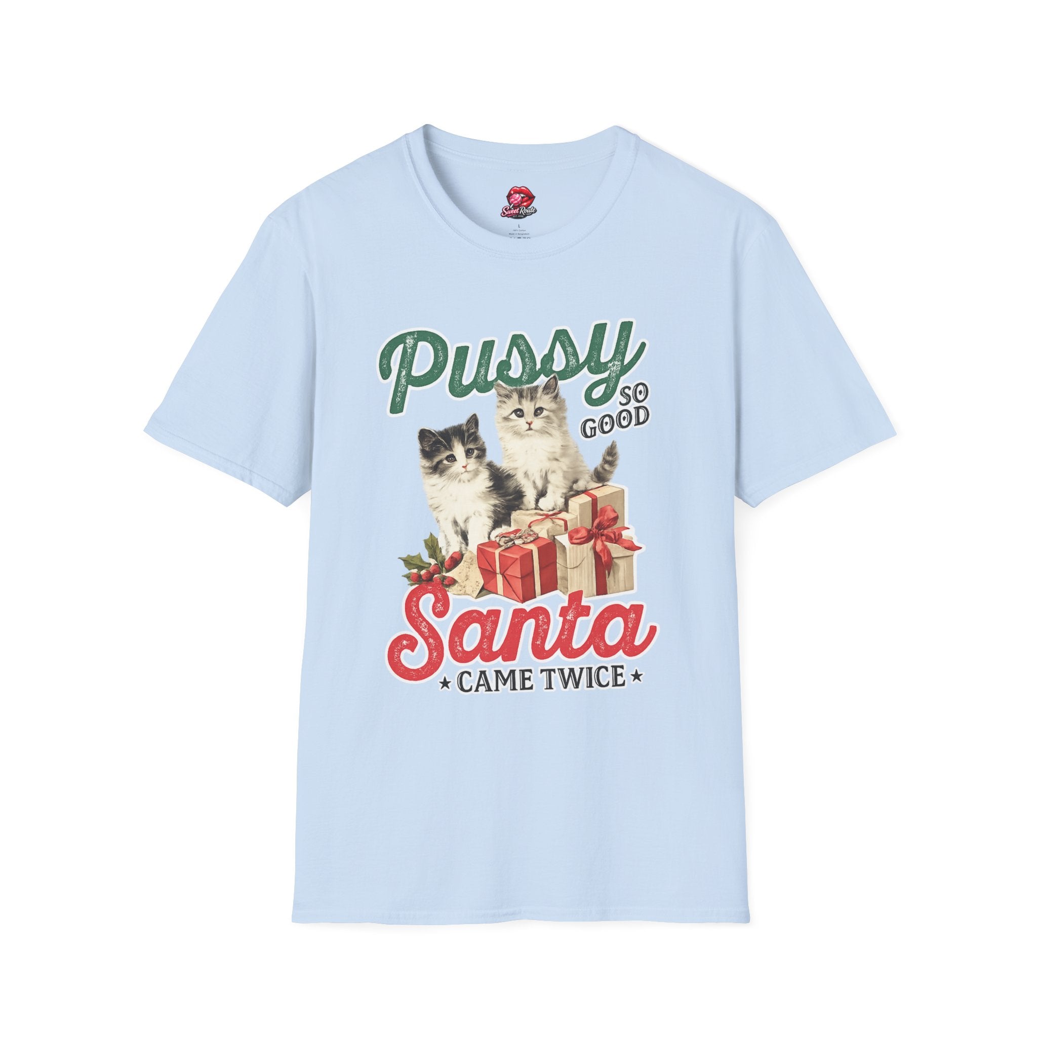 Pussy So Good kittens Santa T-Shirt