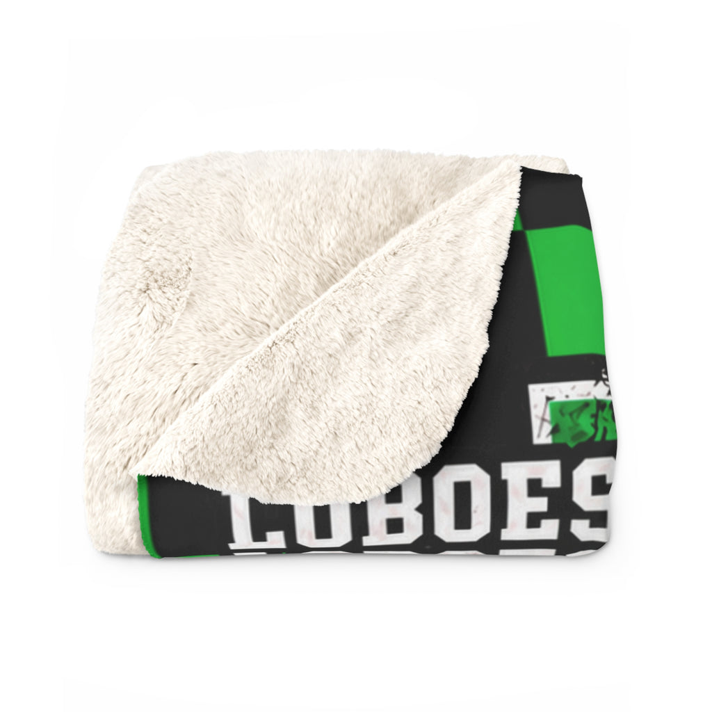 Monahans Loboes Sherpa Fleece Blanket