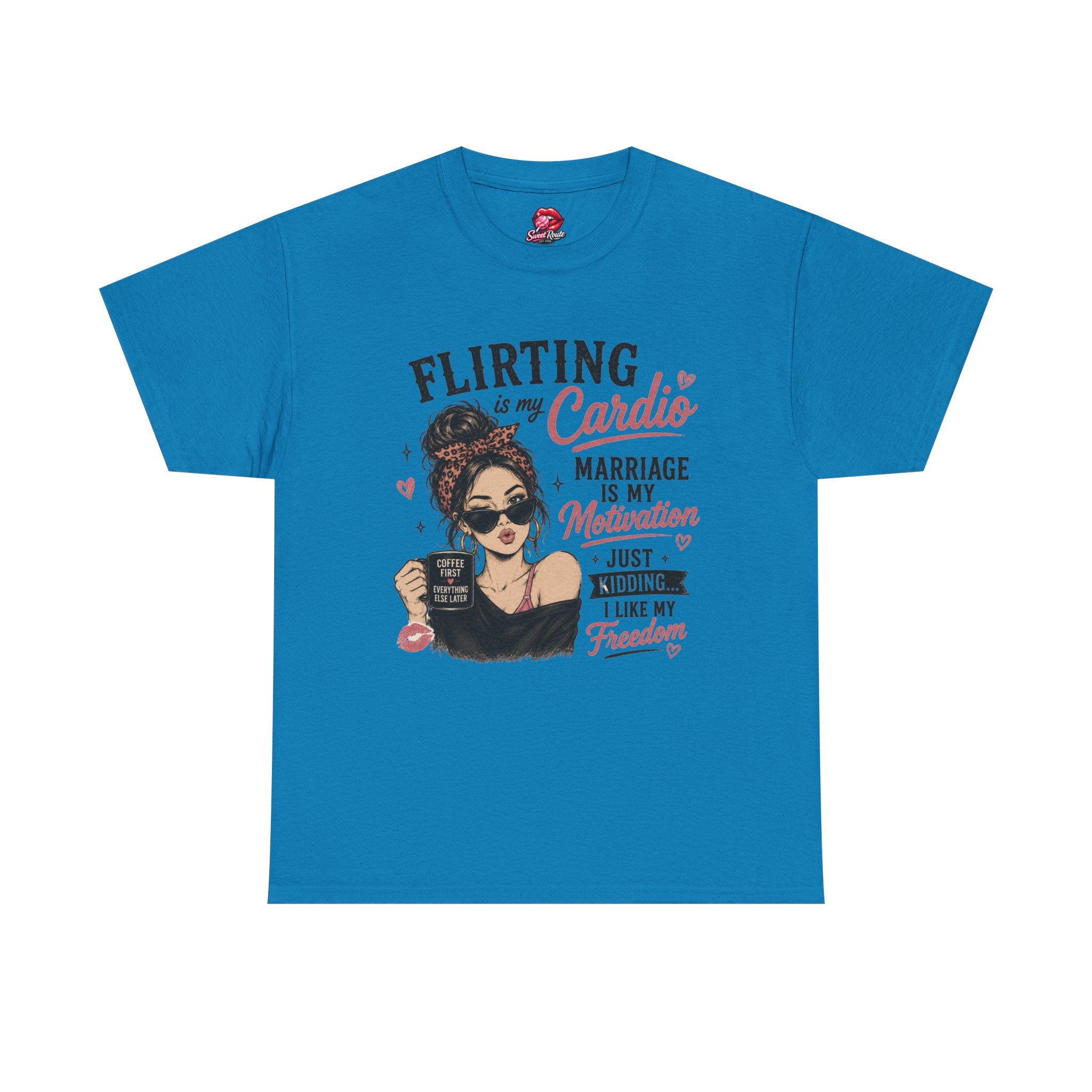 Flirting Is My Cardio tee