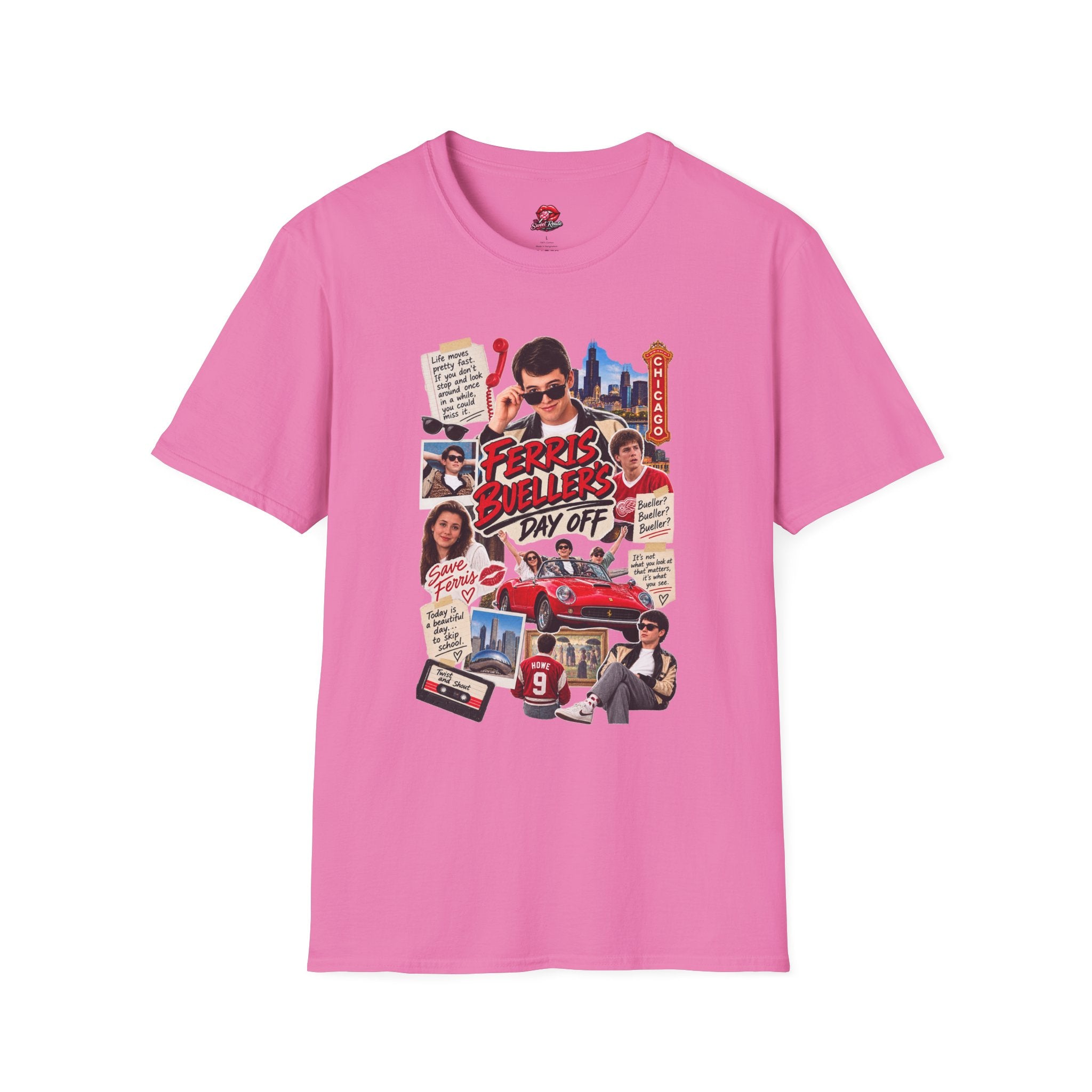 Ferris Collage Movie T-Shirt