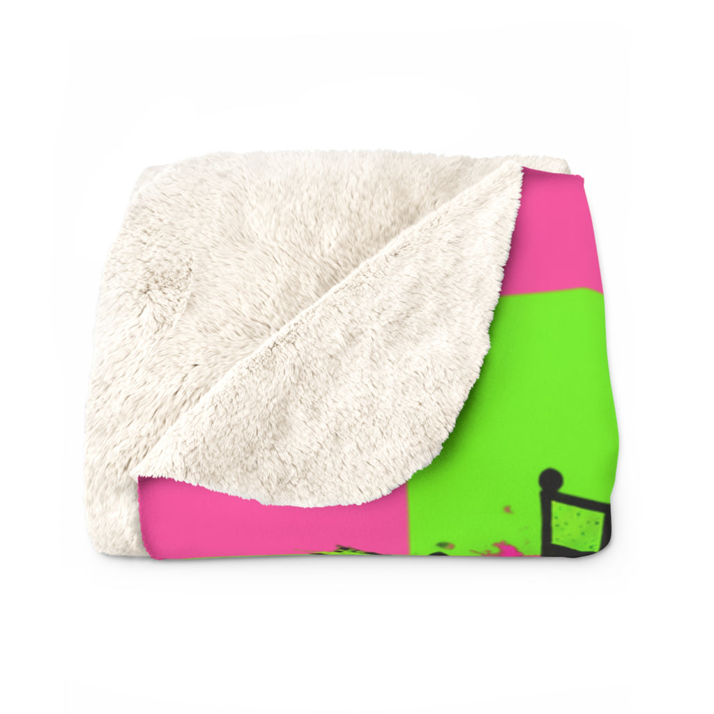 Crane County Coyotes Sherpa Fleece Blanket