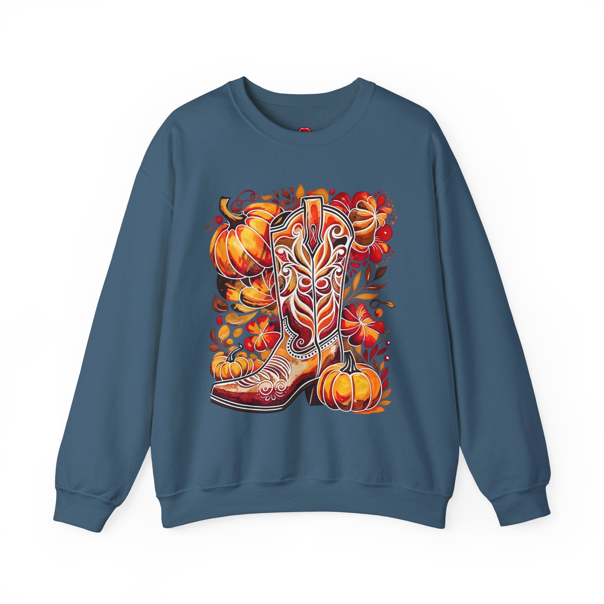 Autumn Cowboy Boot Sweatshirt