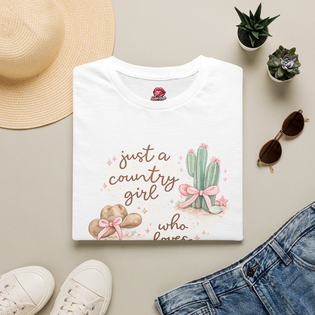 Just a Country Girl Who Loves Jesus T-Shirt
