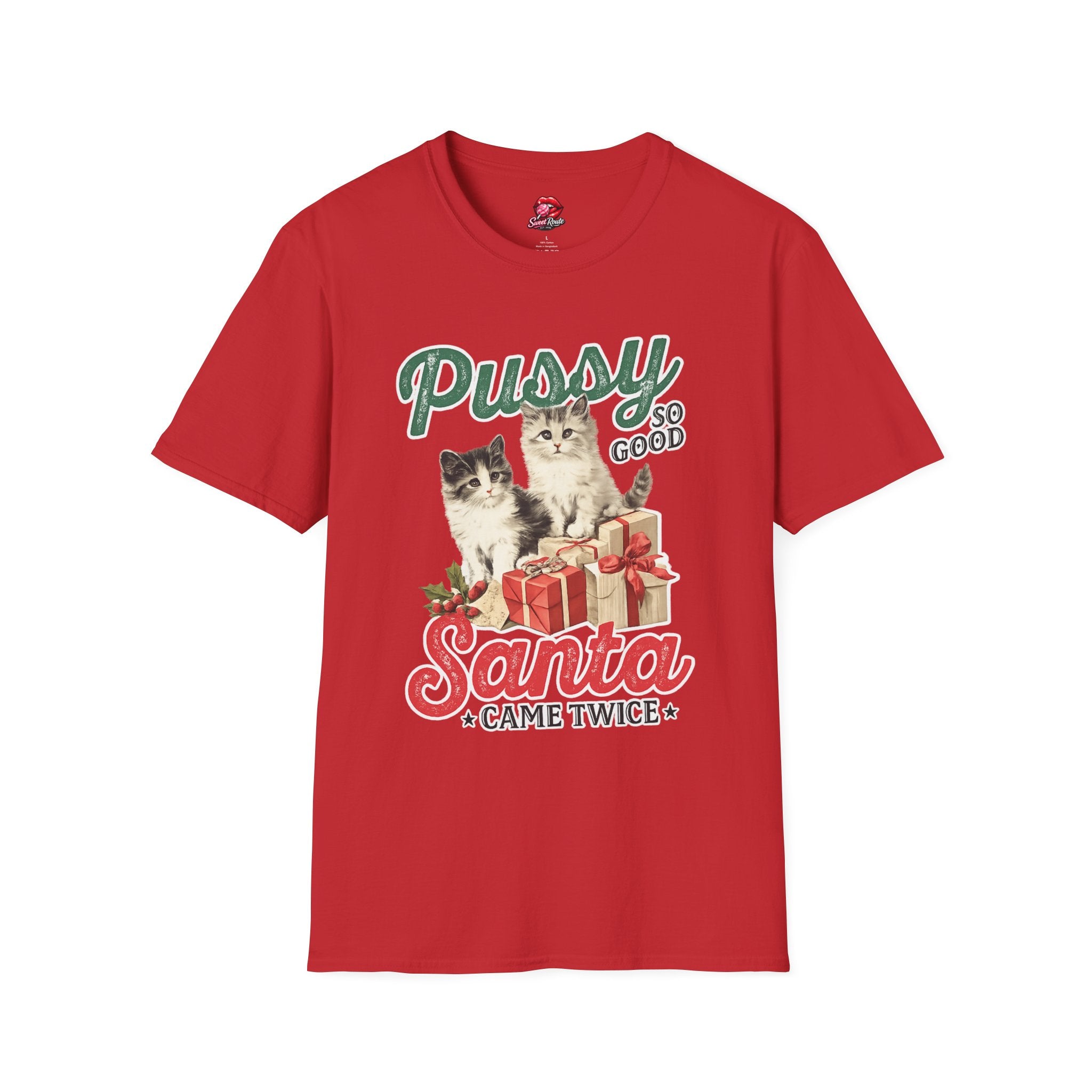 Pussy So Good kittens Santa T-Shirt