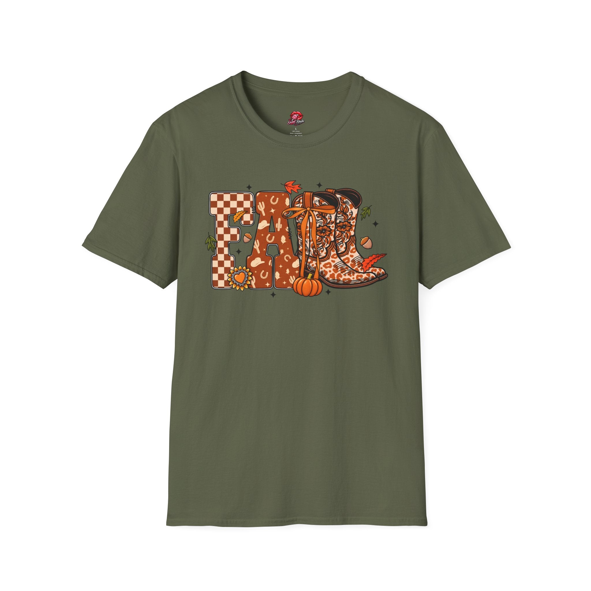 Pumpkin, Leopard & Plaid Fall Tee