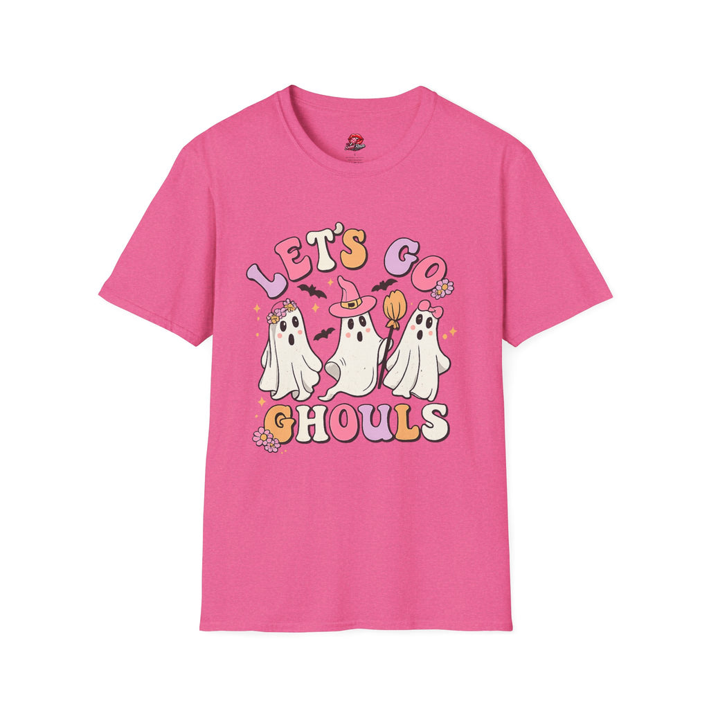 Let’s Go Ghouls T-Shirt | Cute Pastel Halloween Ghost Shirt | Funny Spooky Season Tee | Ghost Squad Graphic Tee | Halloween Girls Shirt