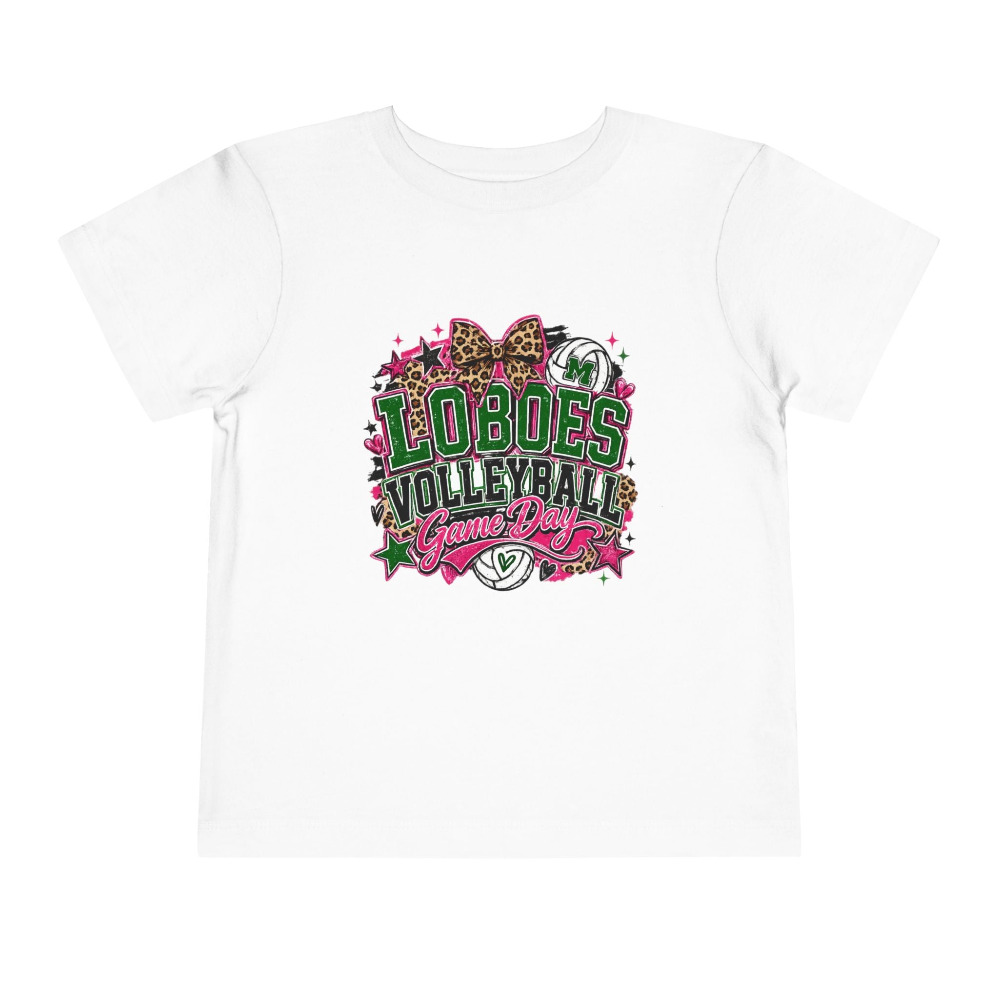 Toddler Loboes Volleyball Game Day Tee