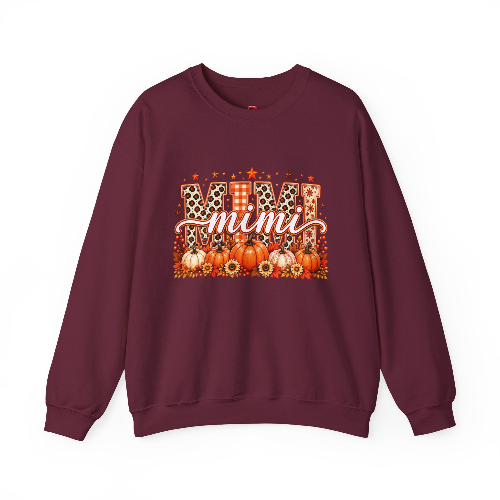Mimi Fall Pumpkin Crewneck Sweatshirt