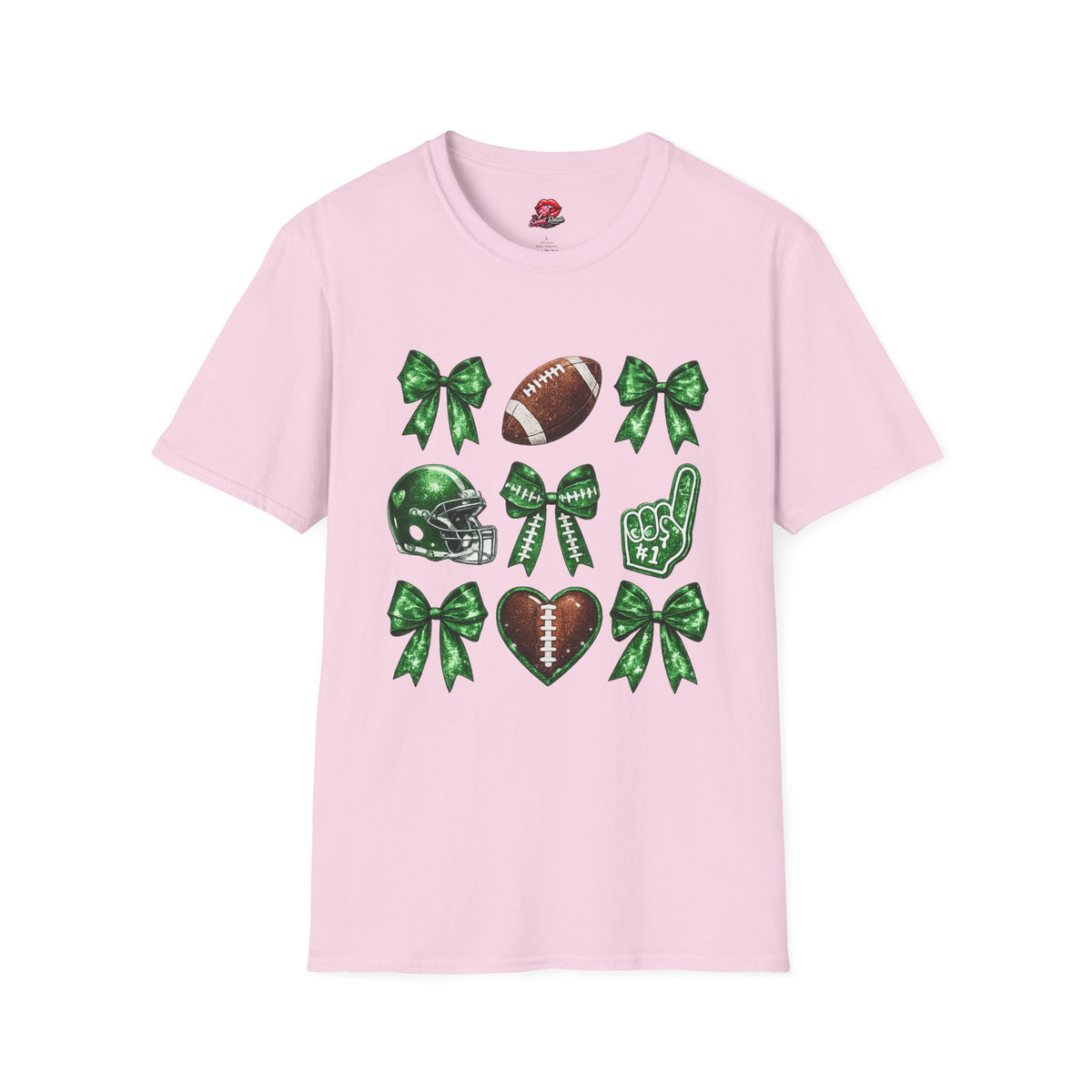 Football Cheer Bow T-Shirt