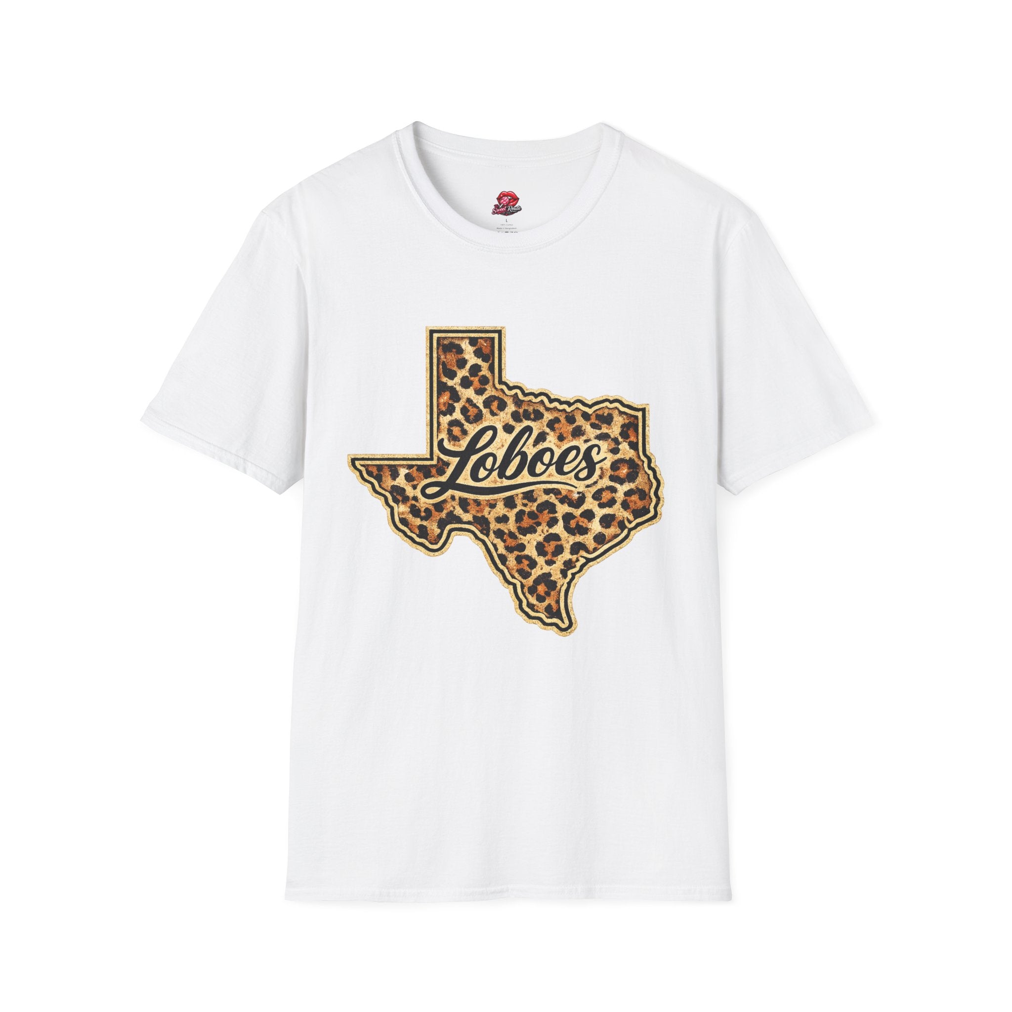 Texas Leopard Print 'Loboes' T-Shirt
