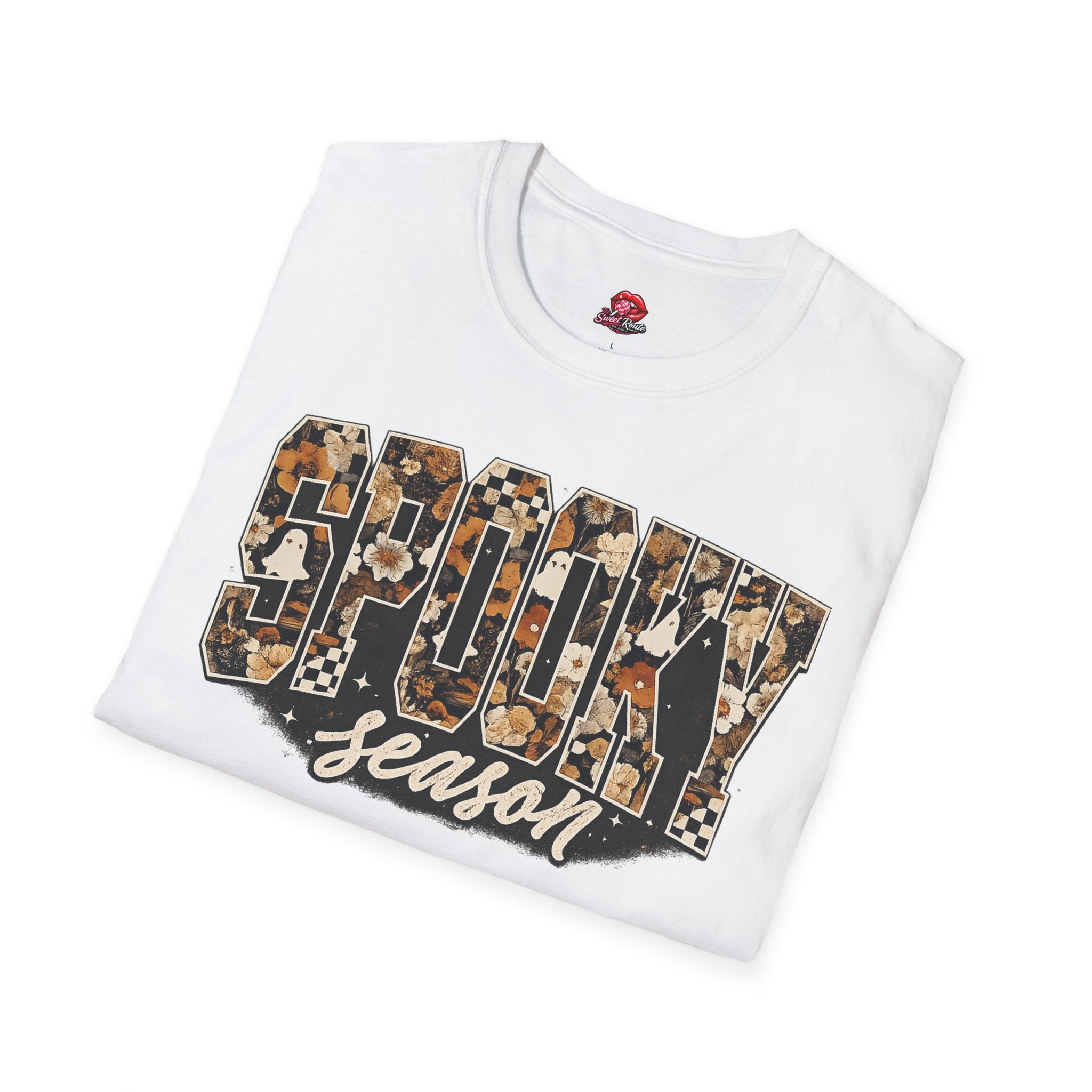 Spooky Season  Leopard Ghost T-Shirt | Trendy Fall Shirt For Women | Spooky Season Tee