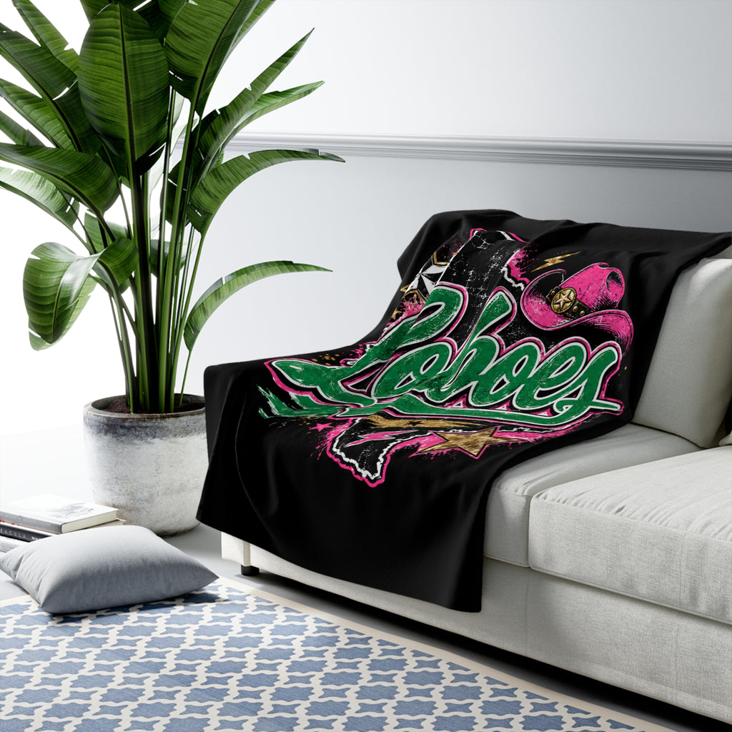 Loboes Texas Sherpa Fleece Stadium Blanket