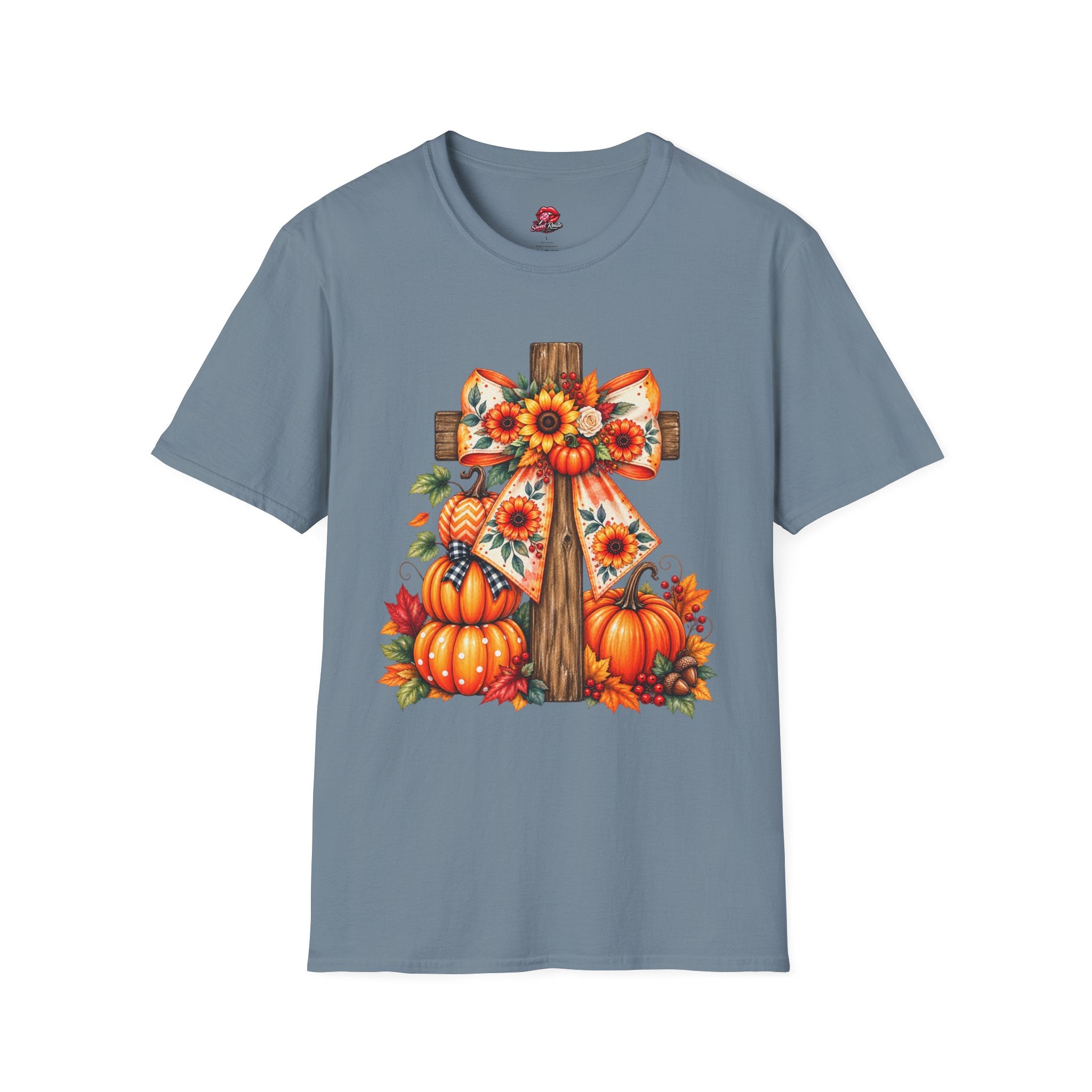 Autumn Sunflower Faith Harvest Tee