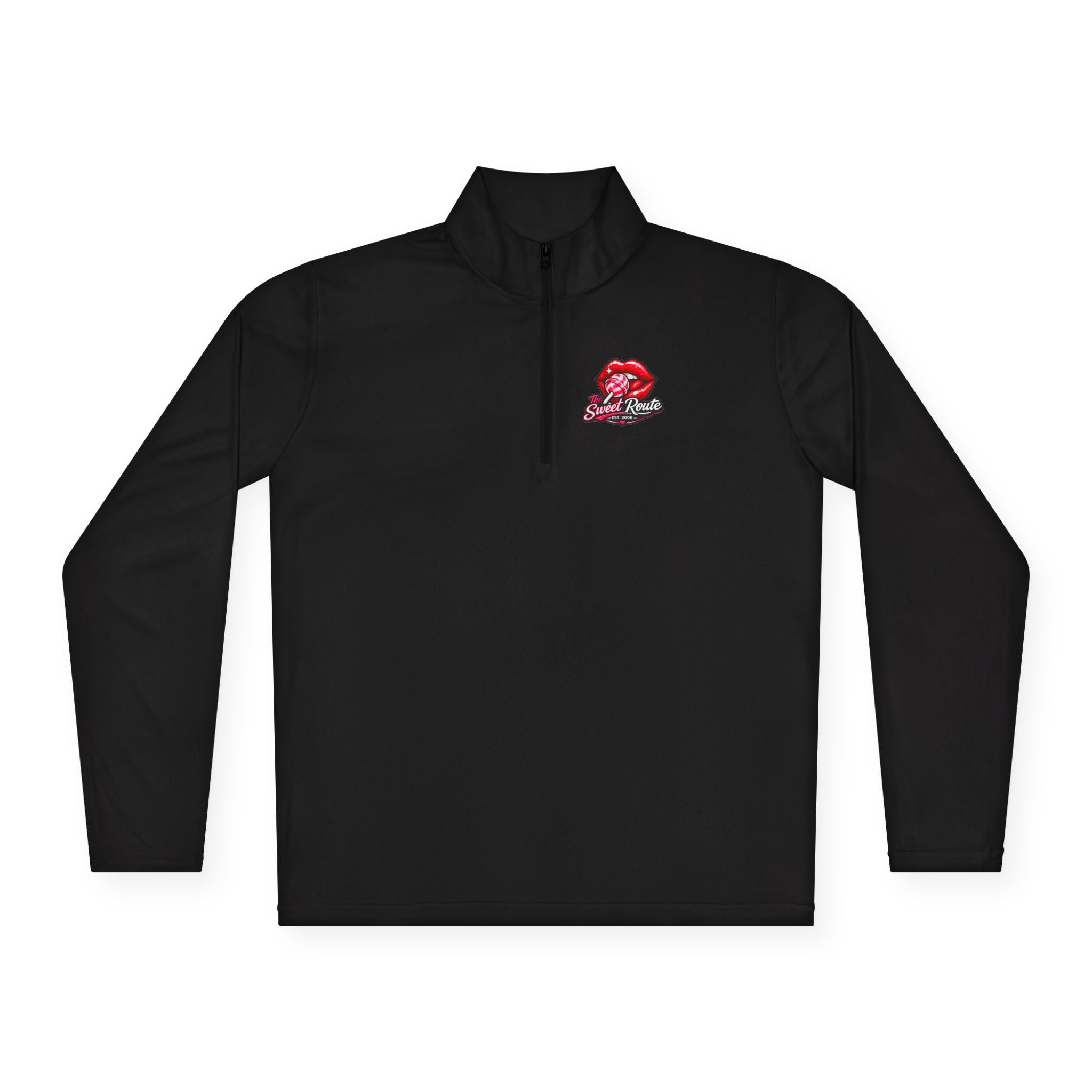 Sweet Route Logo Quarter-Zip Pullover