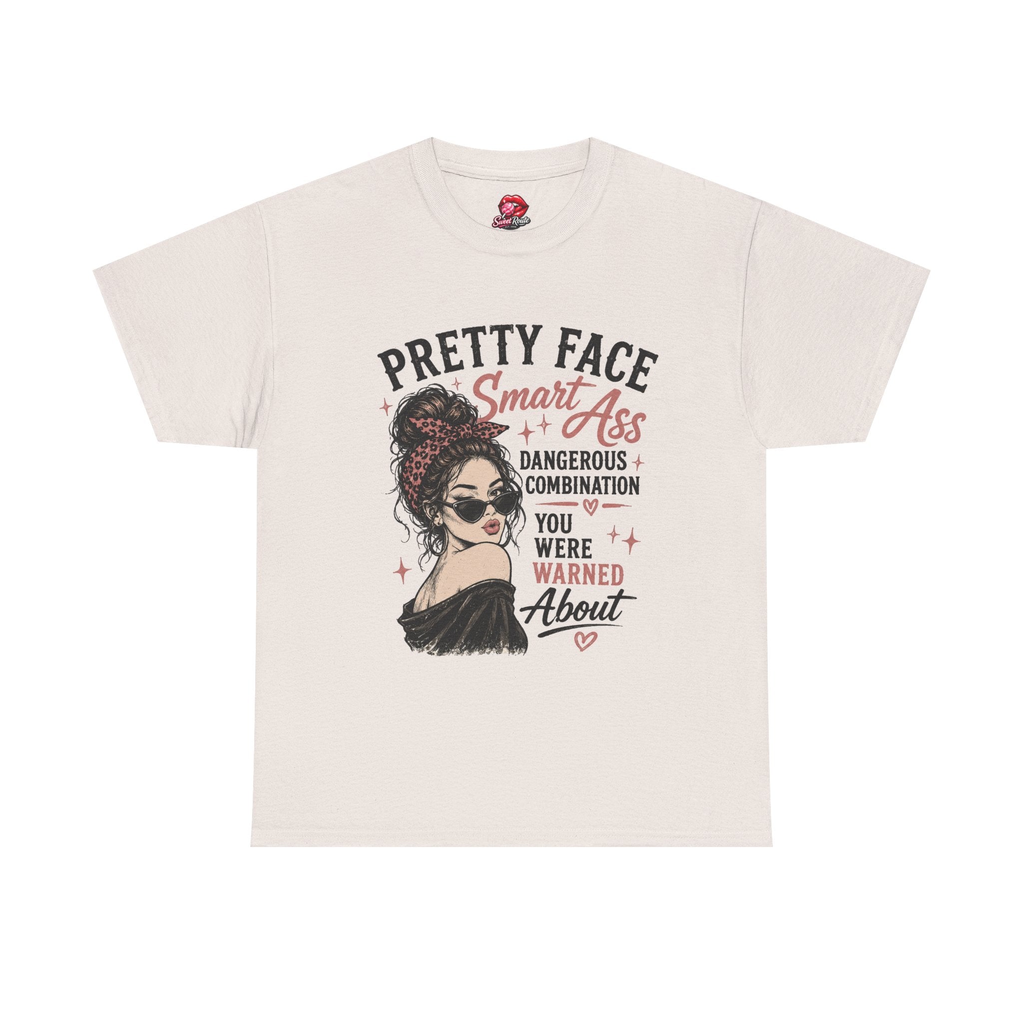Pretty Face Smart Ass graphic tee