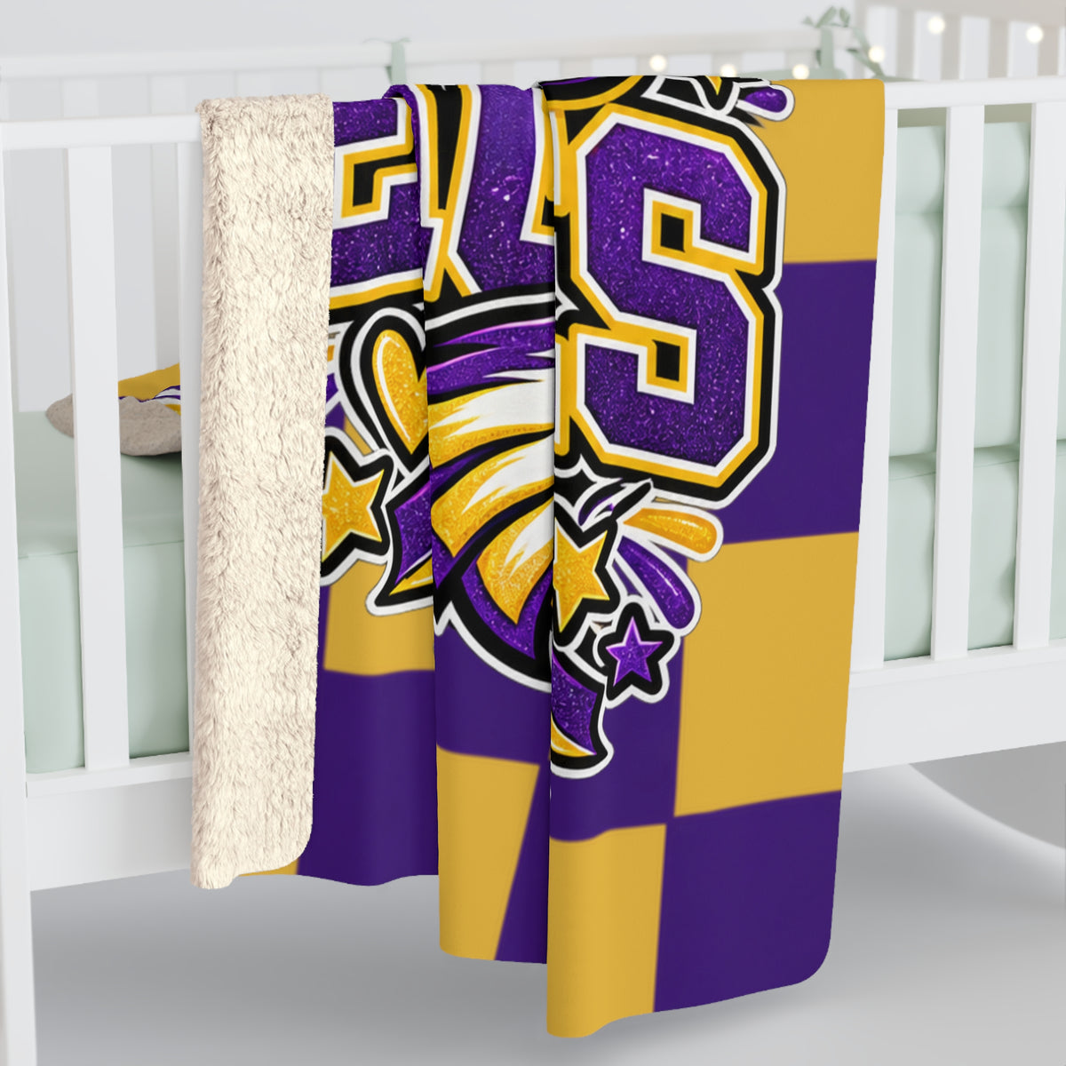 Pecos Eagles Sherpa Fleece Blanket