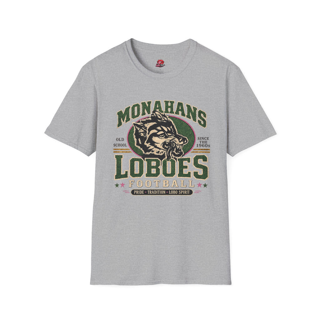 Monahans Loboes Vintage Football T-Shirt