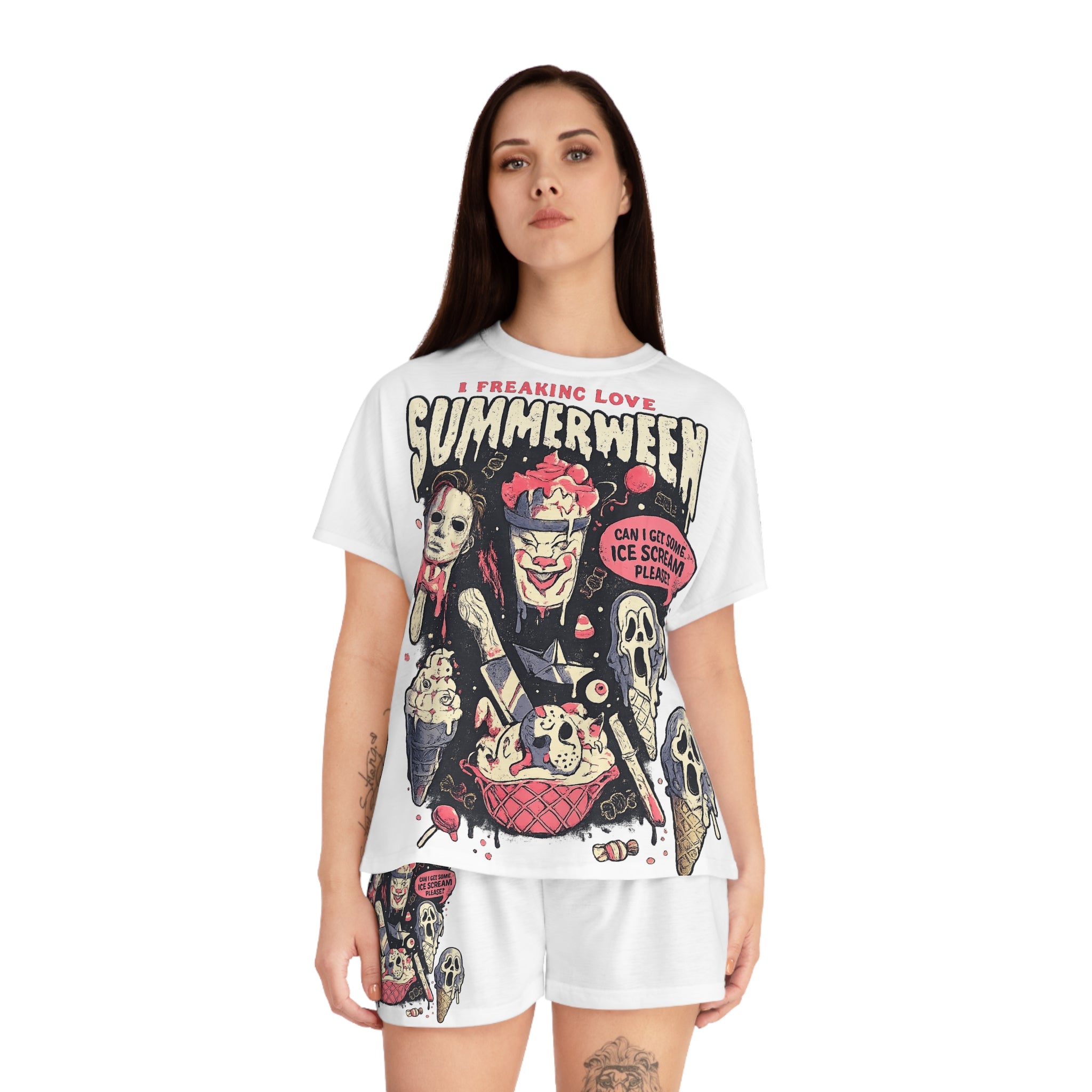 I Freaking Love Summerween Sleepwear Set