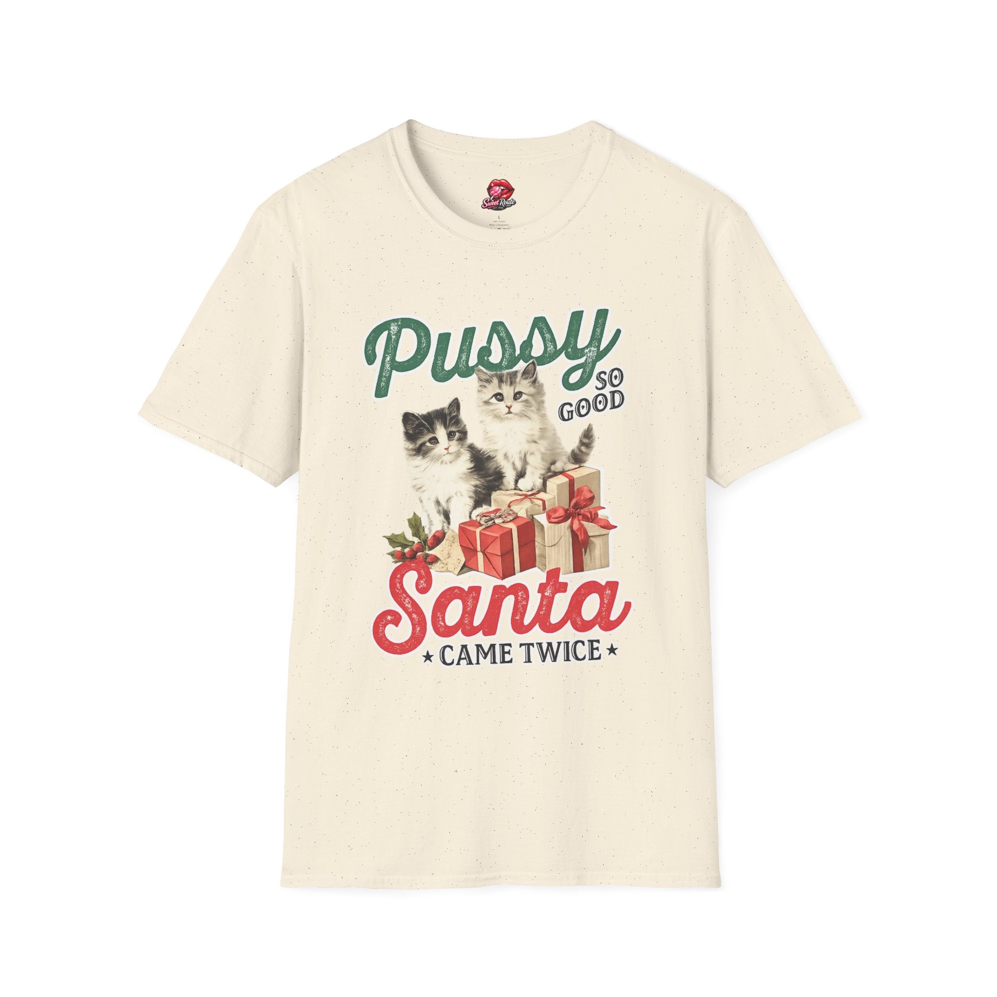 Pussy So Good kittens Santa T-Shirt