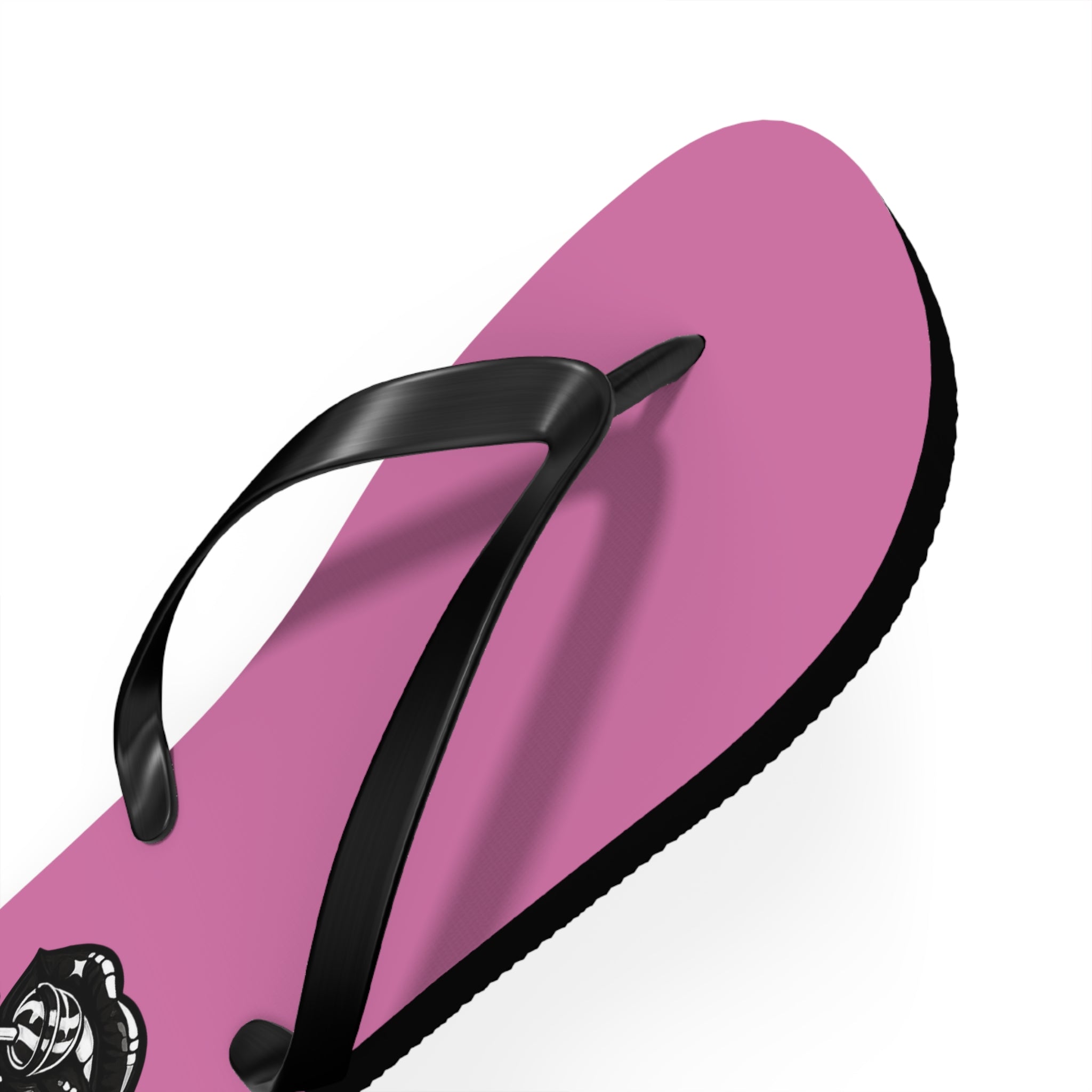 Pink Sweet Route Logo Beach Sandals
