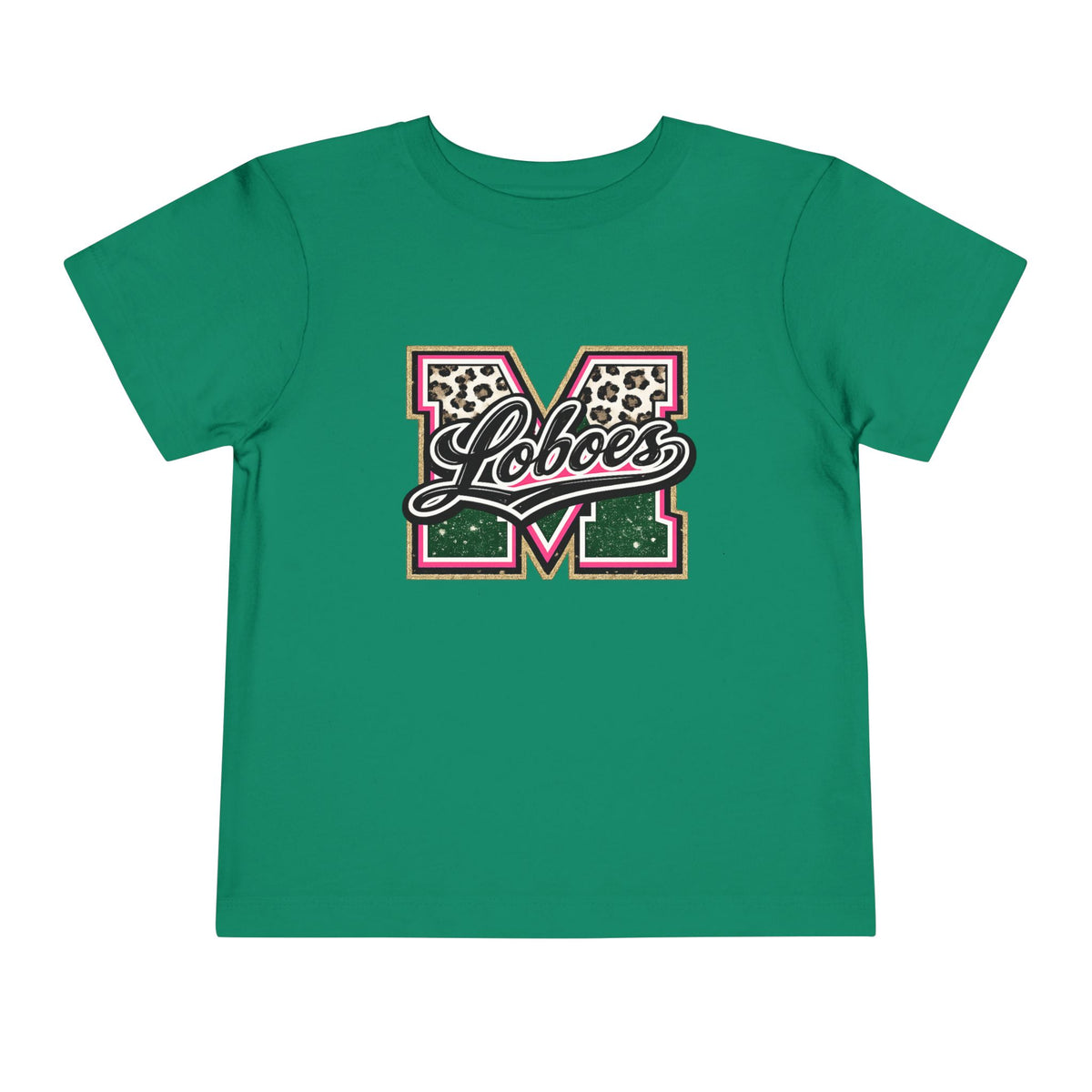 Loboes Leopard M Letter Toddler Tee