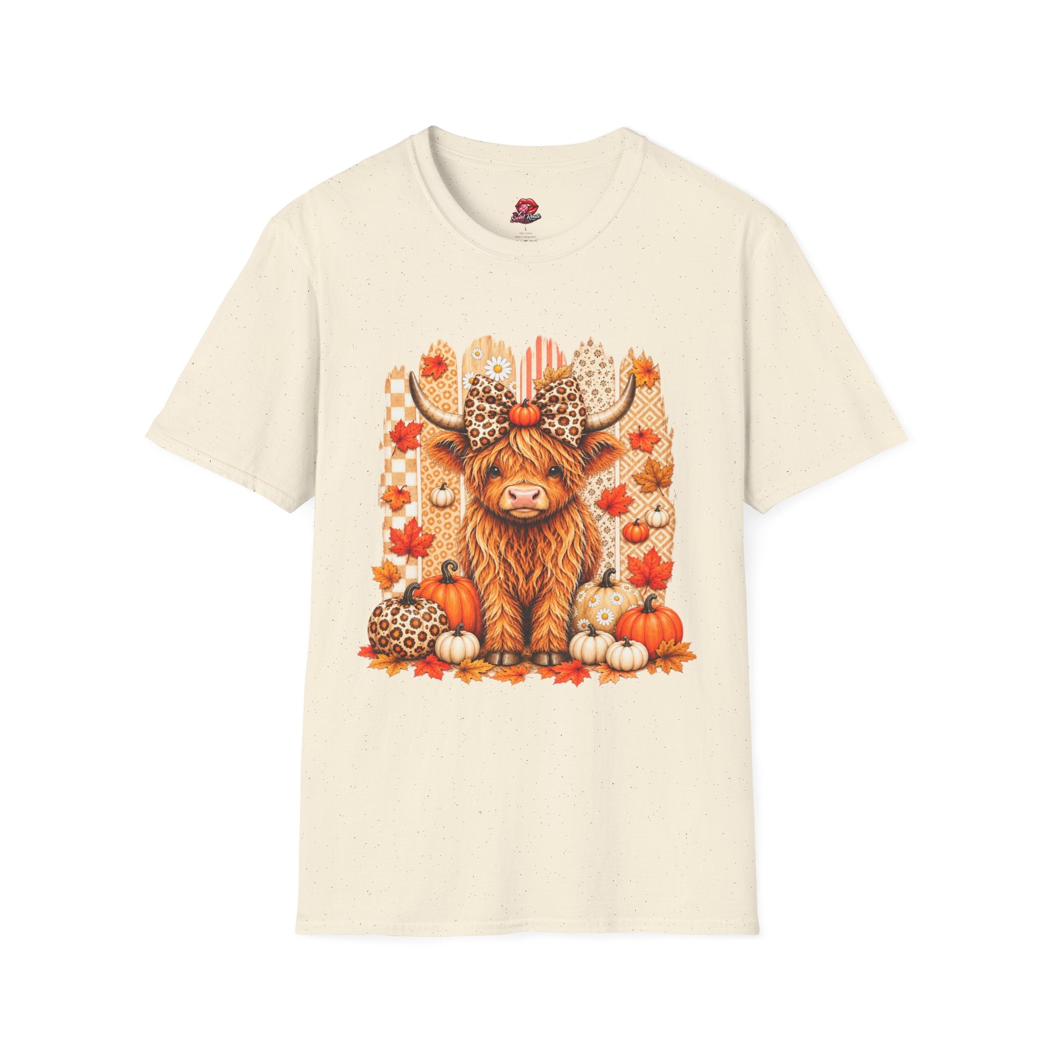 Fall Highland Cow T‑Shirt