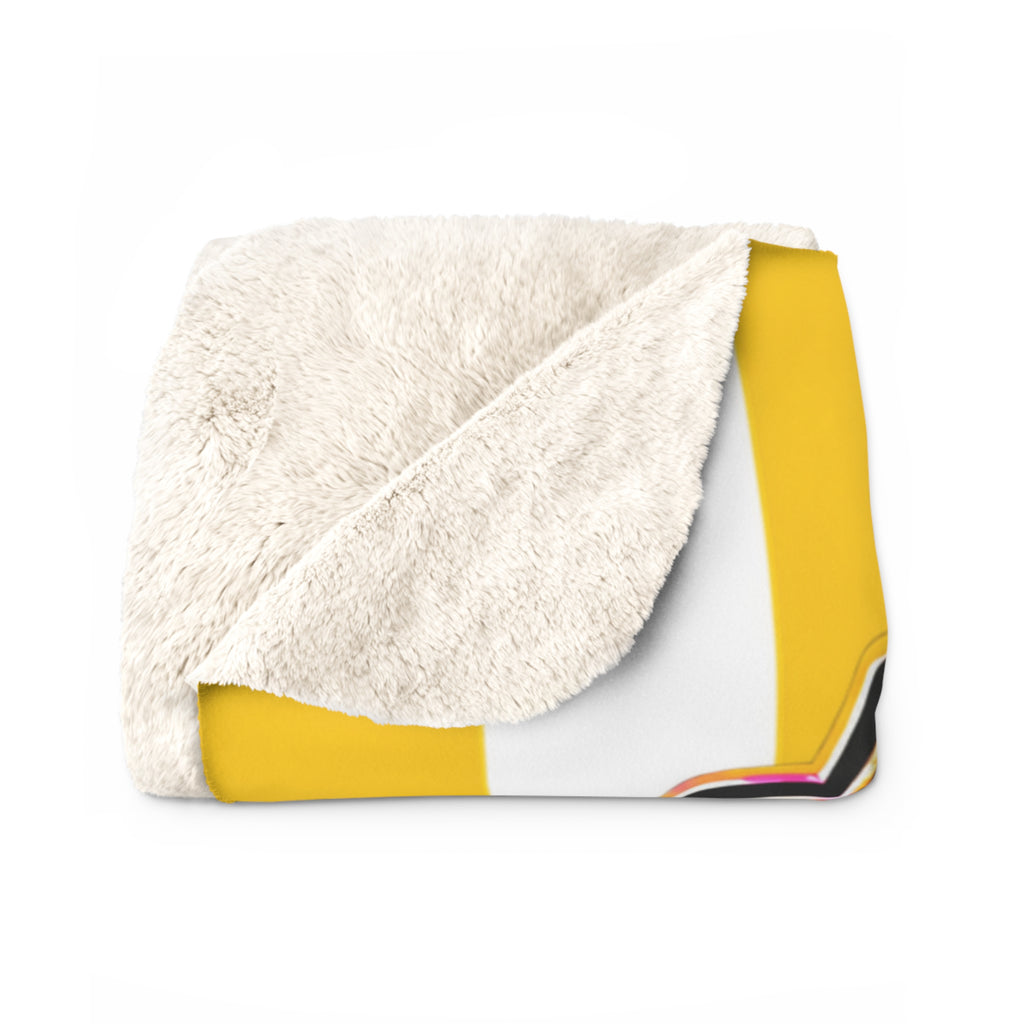 Yukon Yellow Jackets Sherpa Fleece Blanket