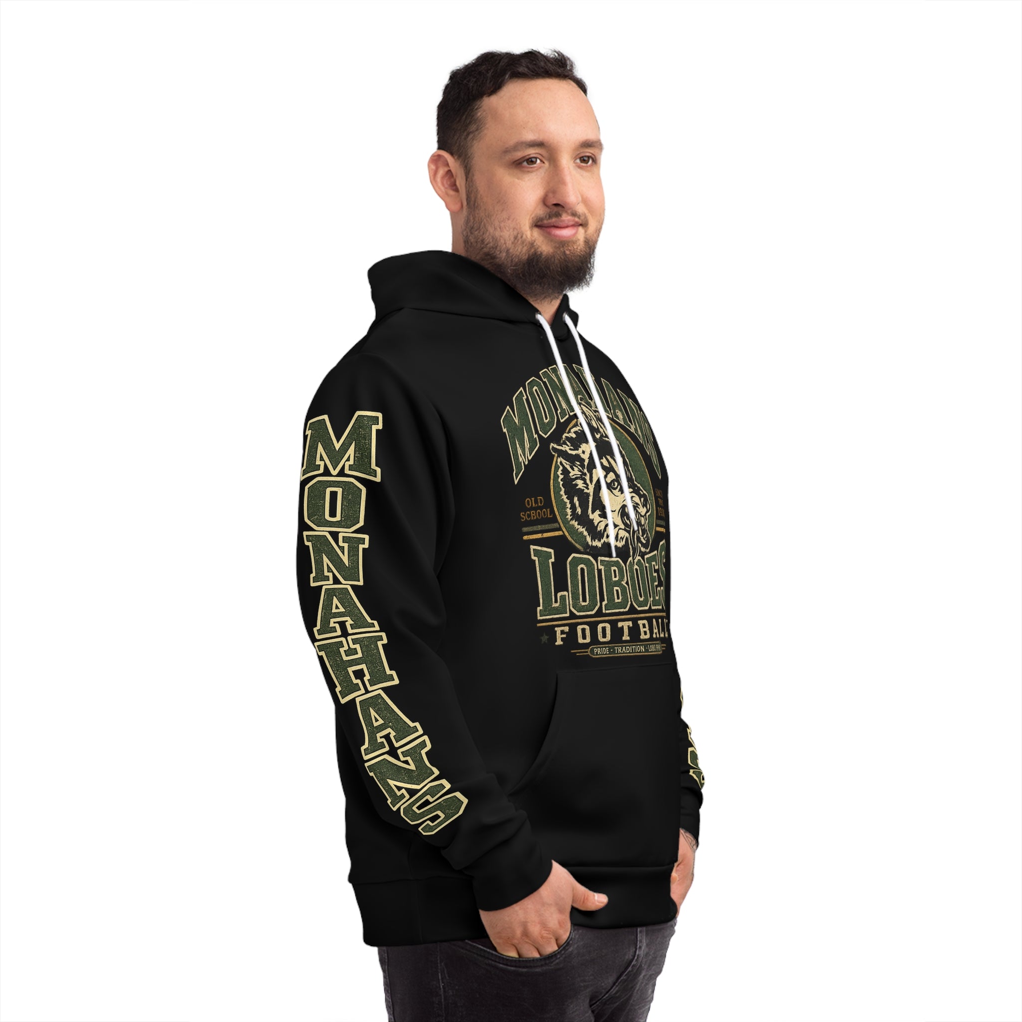 Loboes Football Vintage Mascot Hoodie